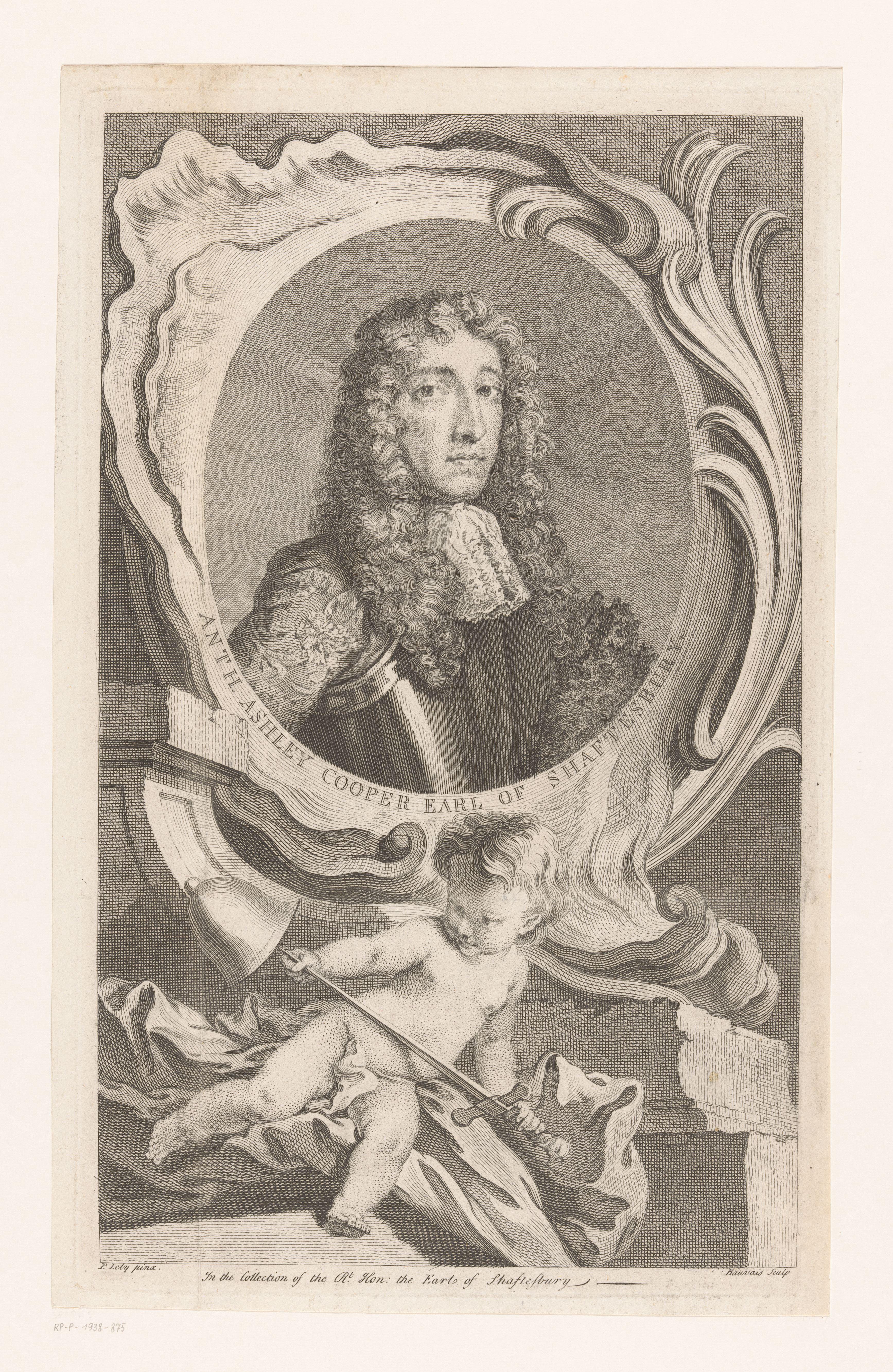 Portret van Anthony Ashley Cooper