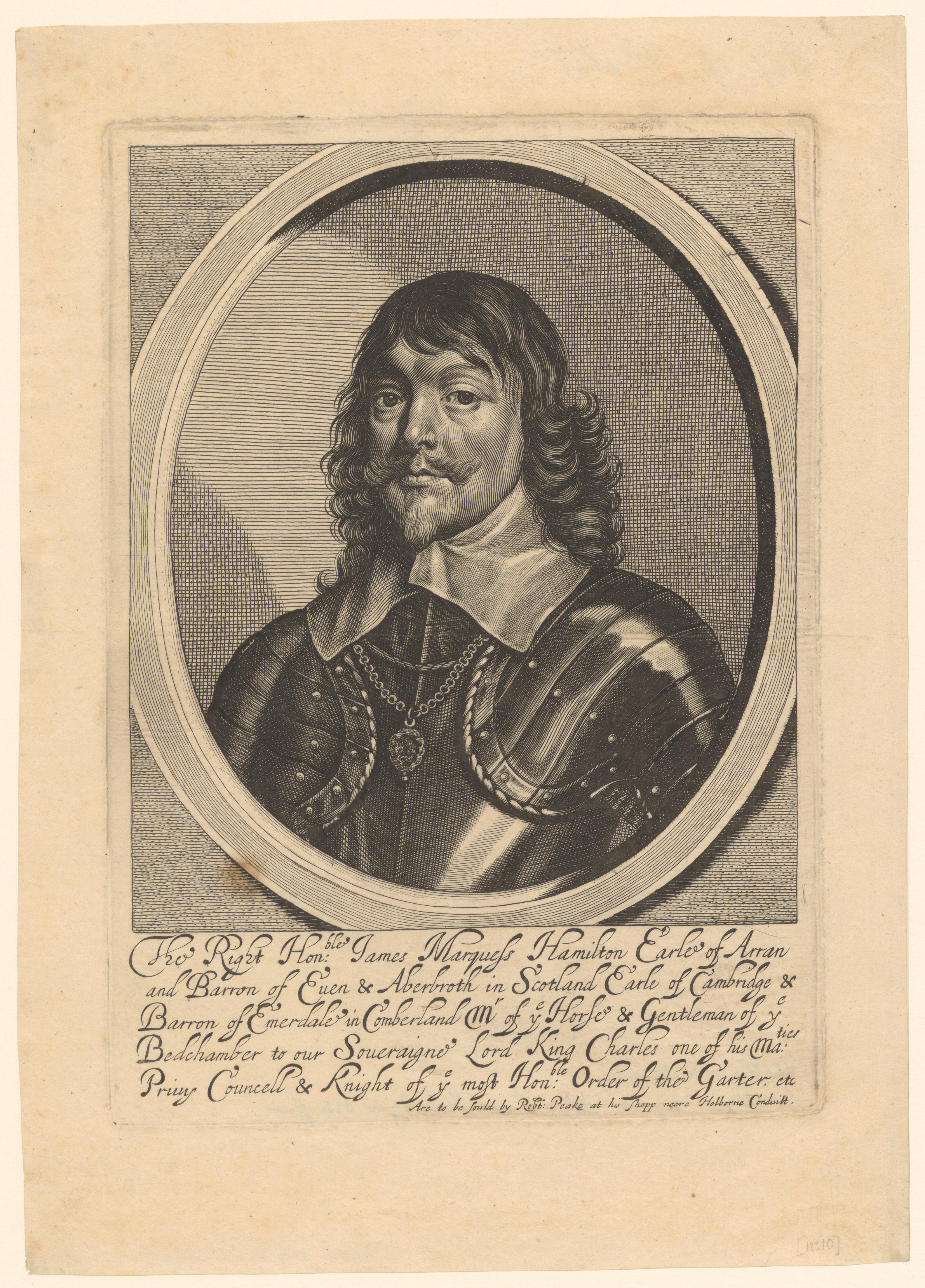 Portret van James Hamilton