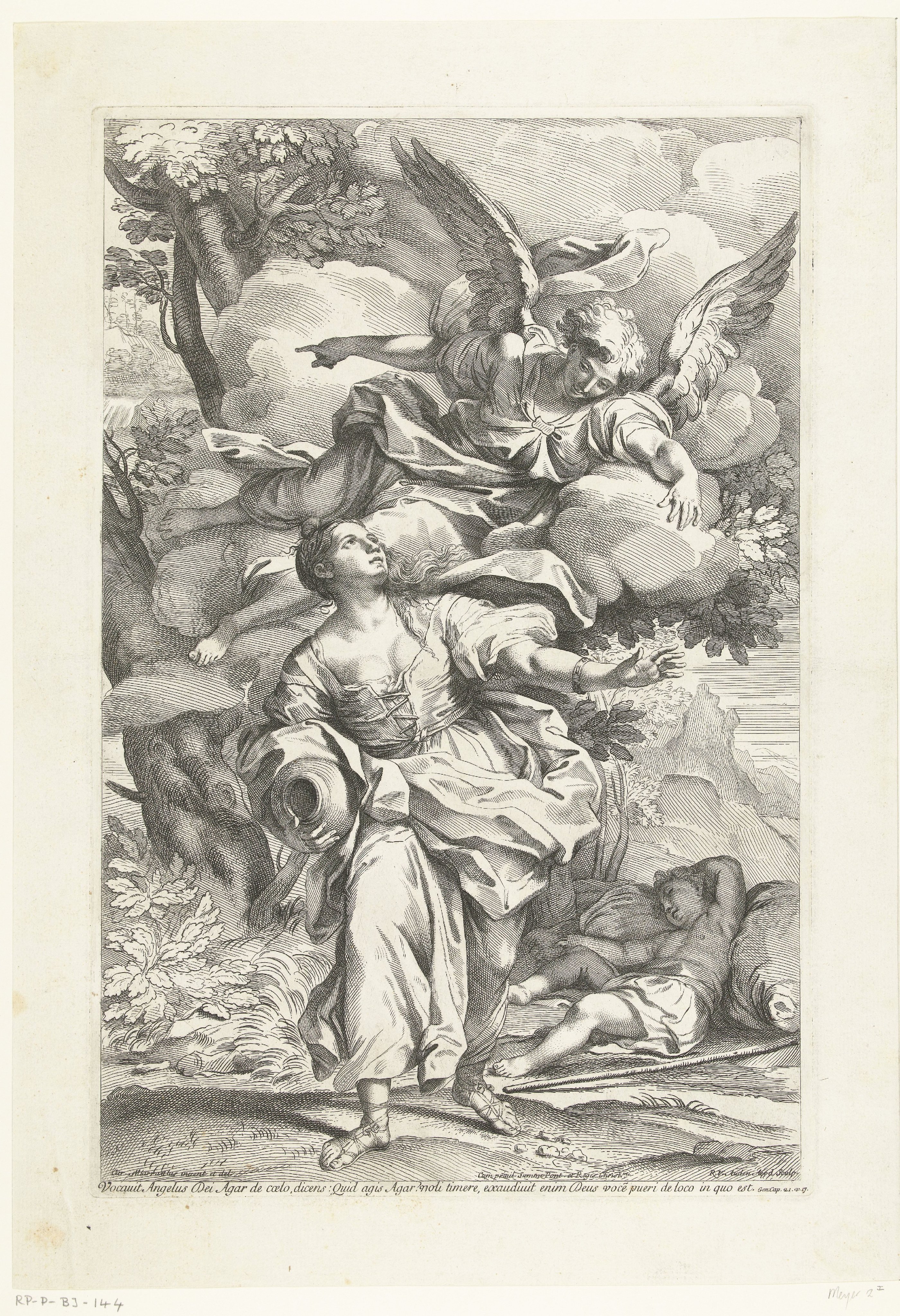 Hagar en Ismaël in de wildernis
