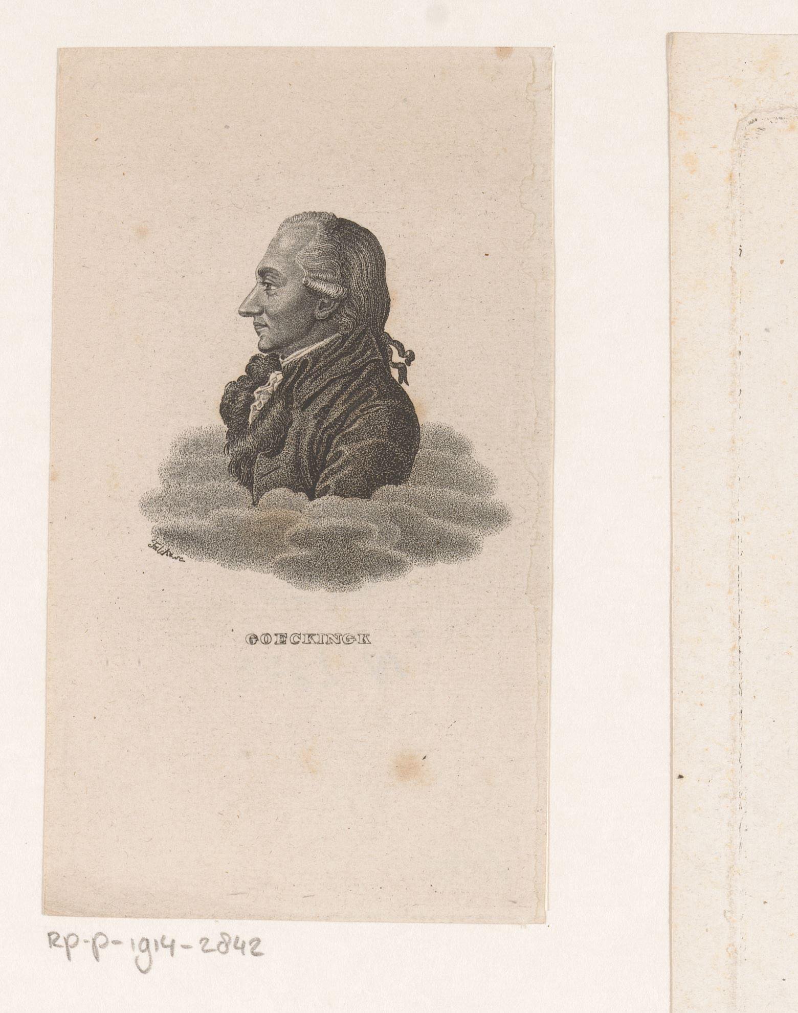 Portret van Leopold Friedrich Günther von Goeckingk
