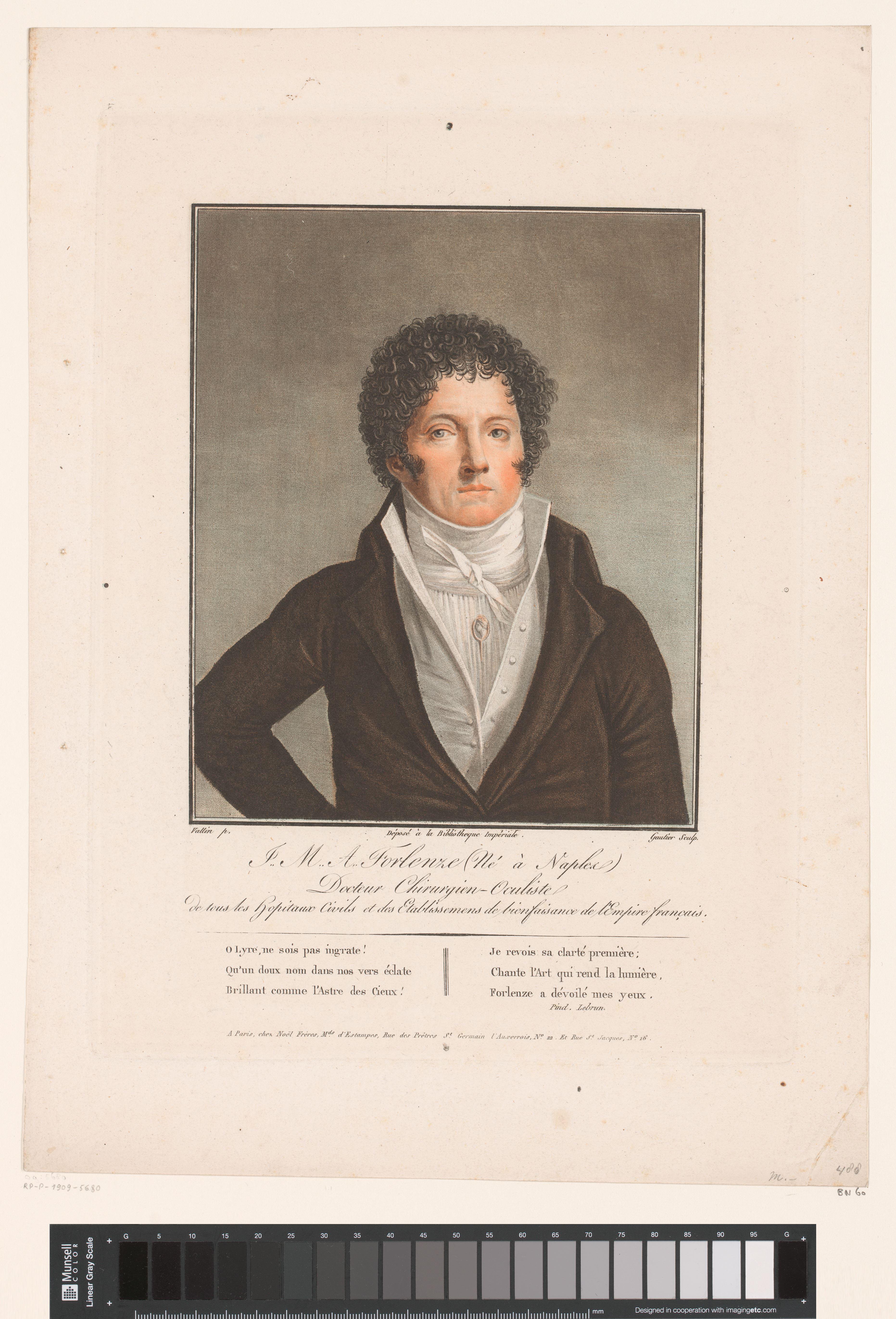 Portret van Joseph Forlenze