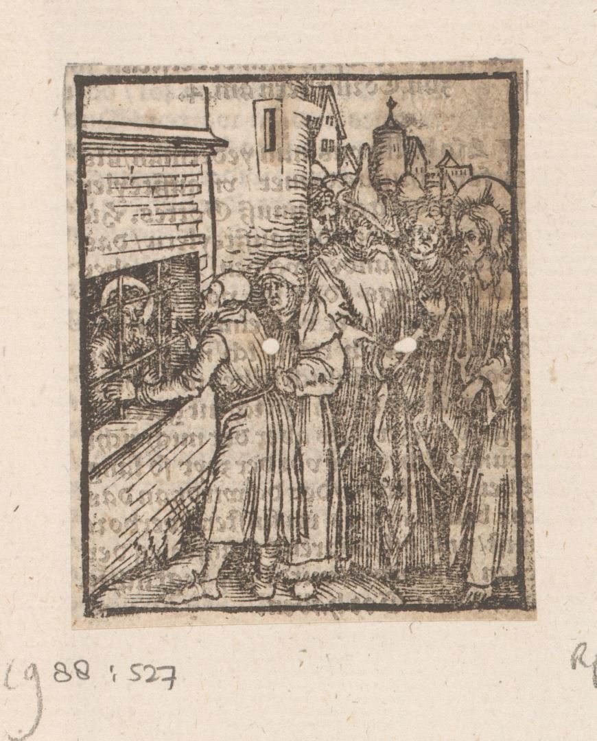 Christus zendt de discipelen naar Johannes de Doper die in de gevangenis zit