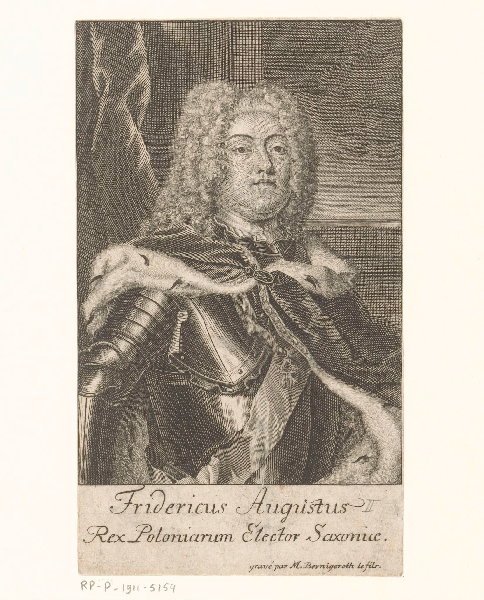 Portret van August III van Polen
