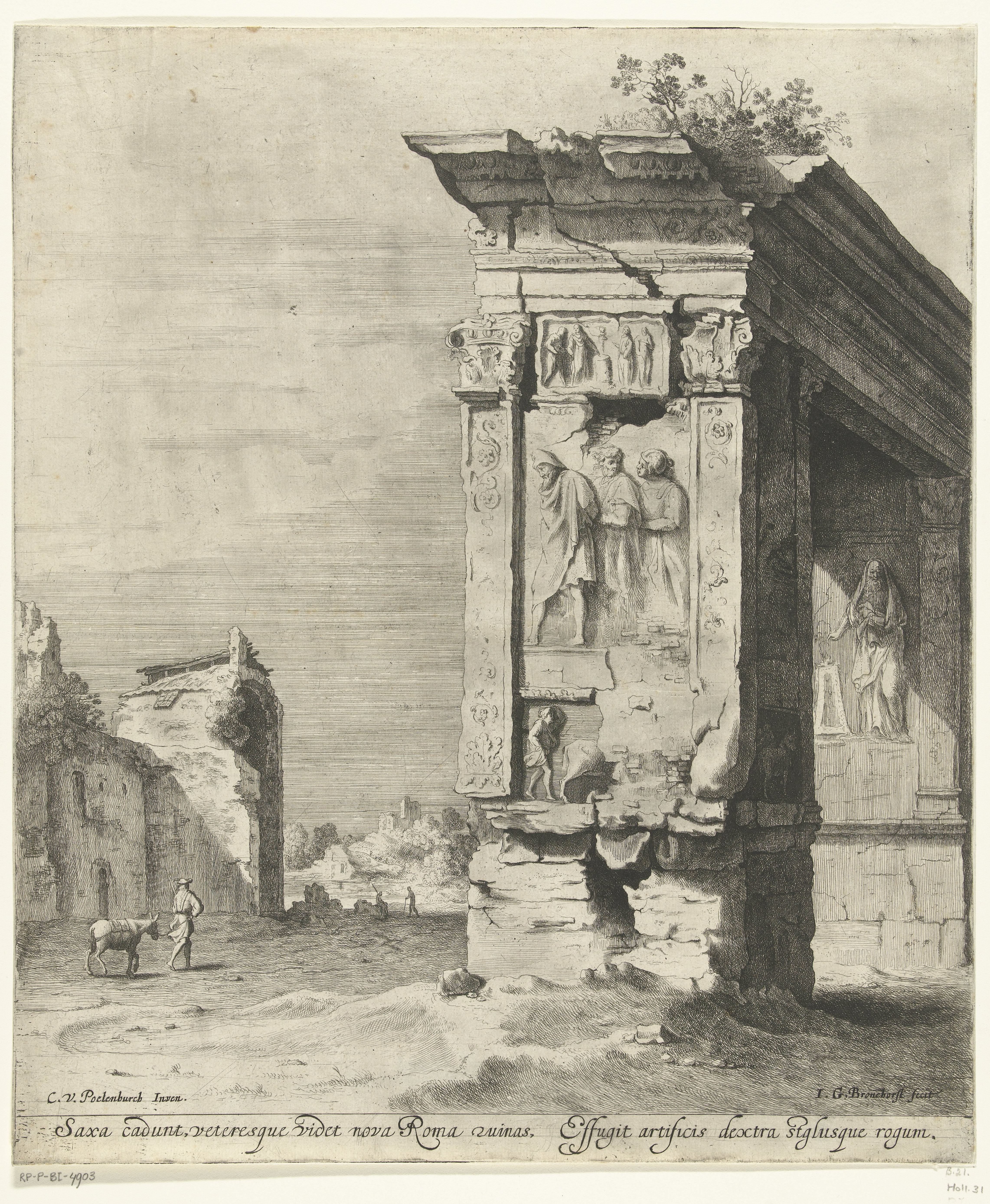 Boog van de geldwisselaars te Rome