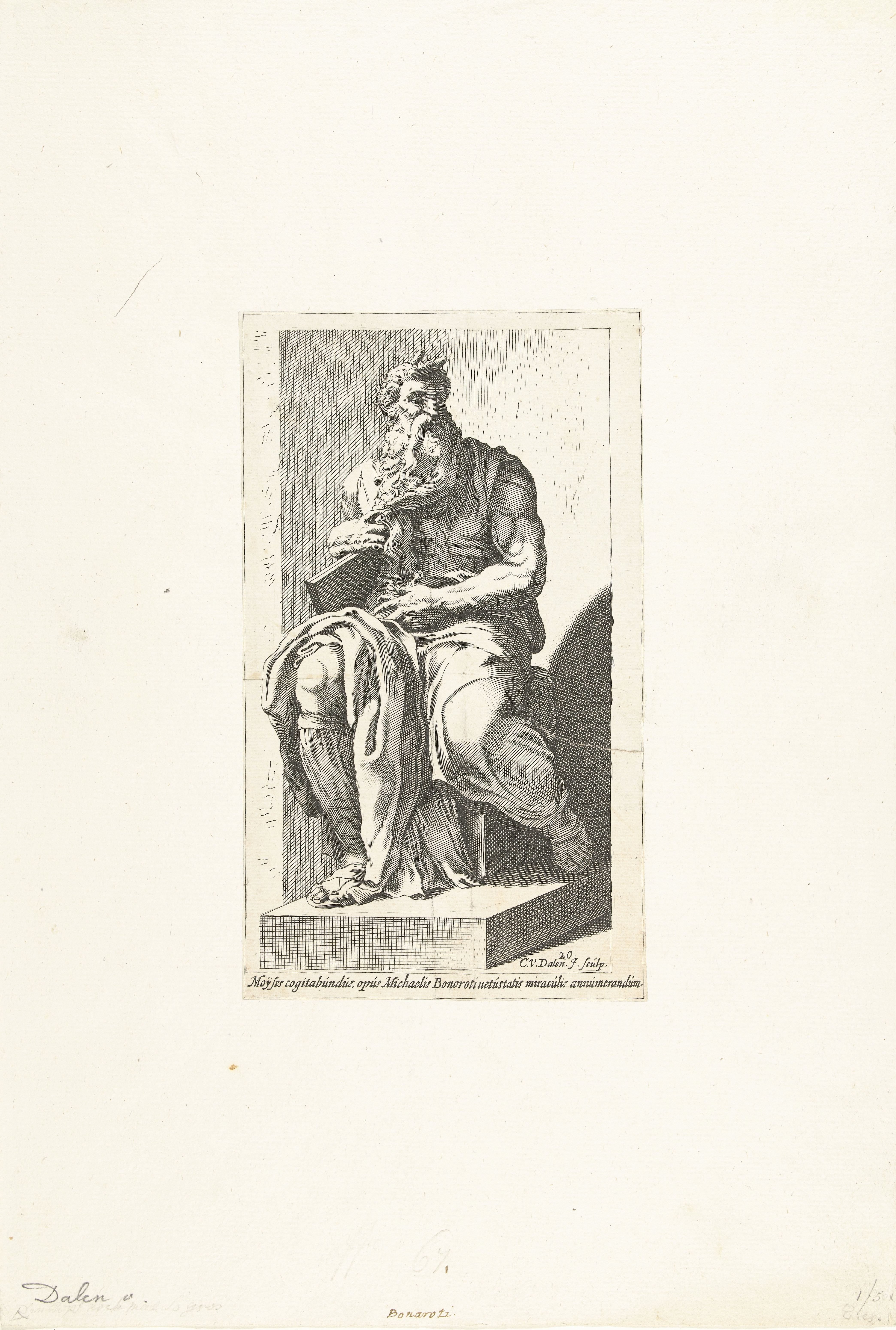 Beeld van Mozes te Rome