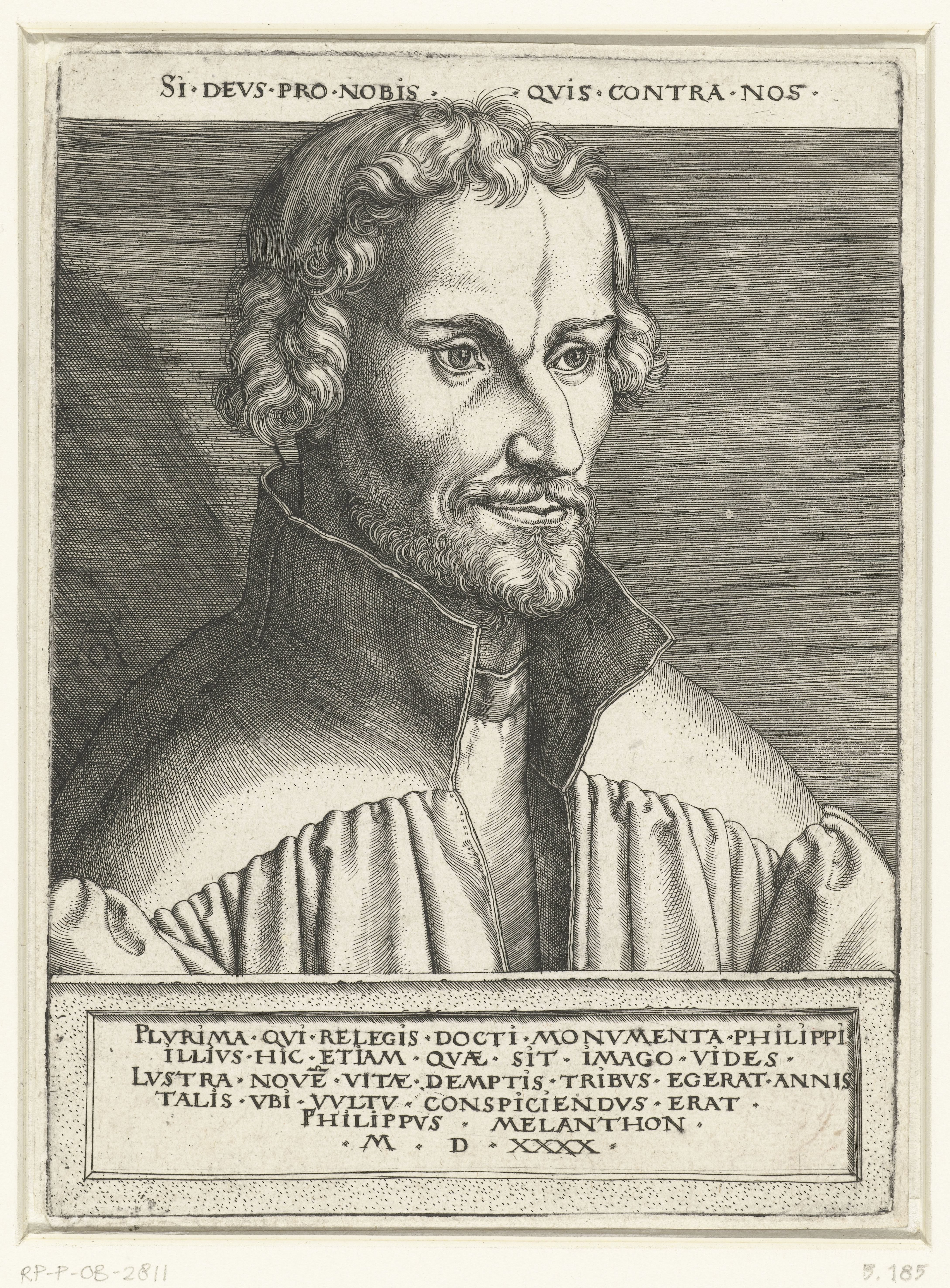 Portret van Philipp Melanchthon