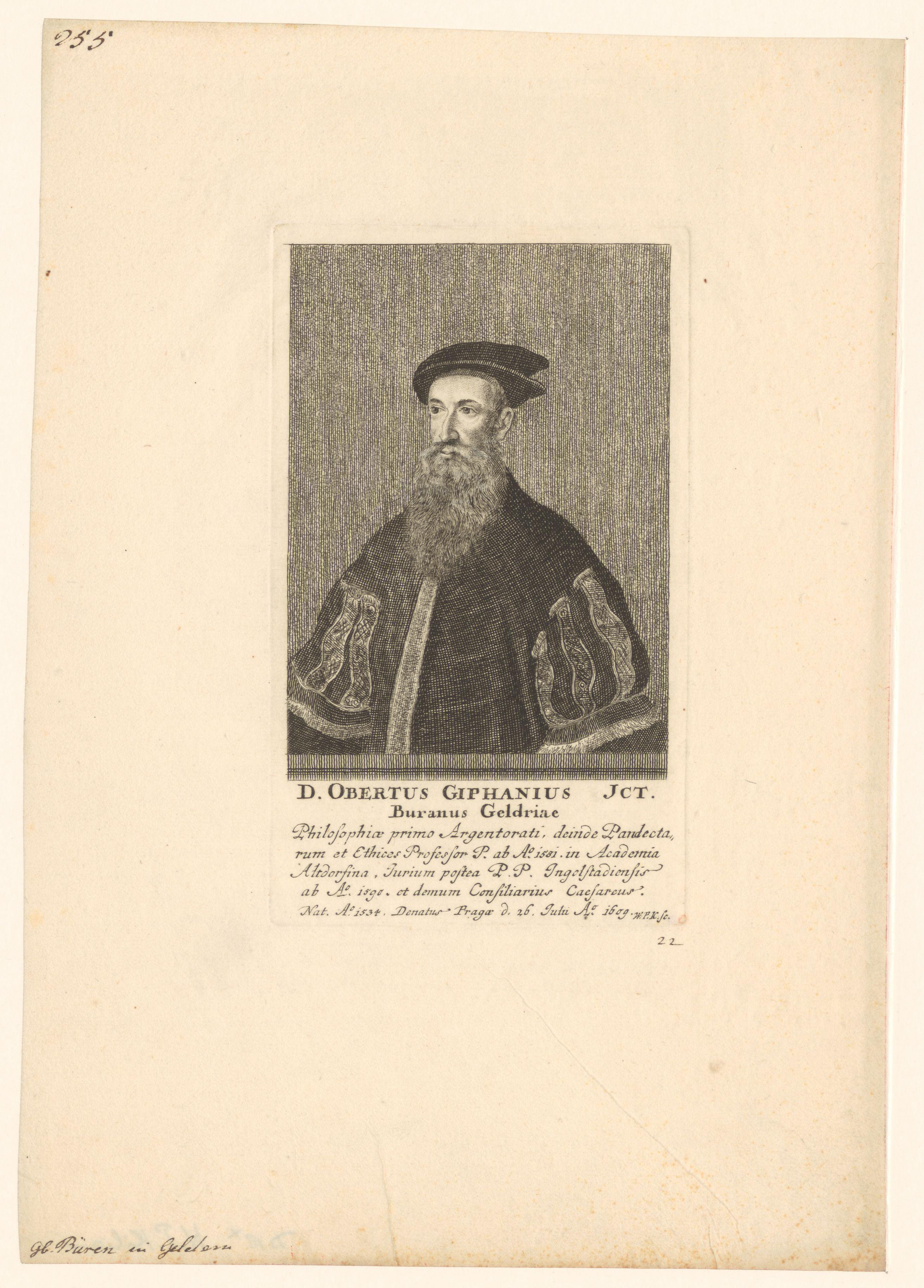 Portret van Hubert van Giffen