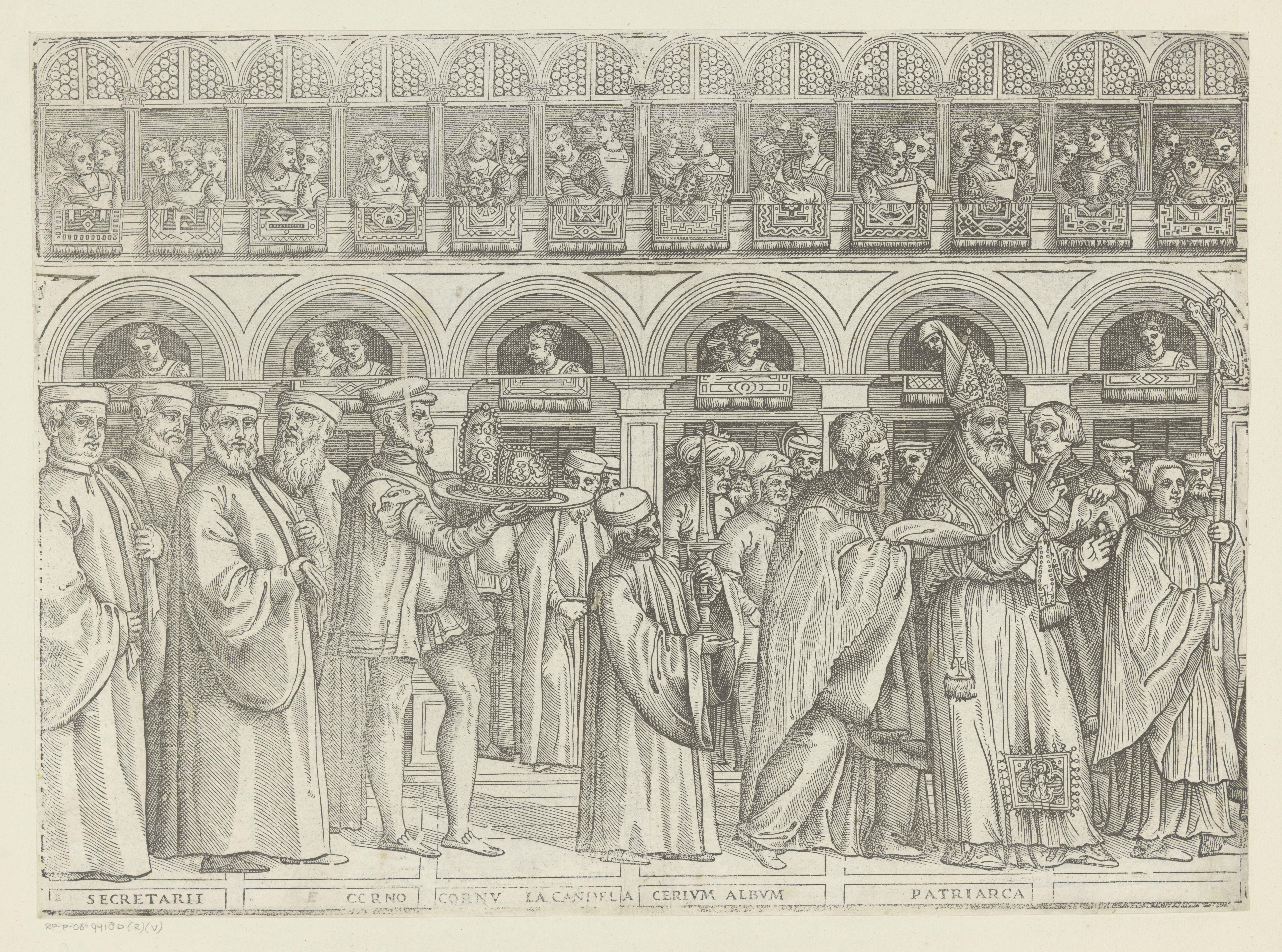 Processie van de doge van Venetië (vierde deel)