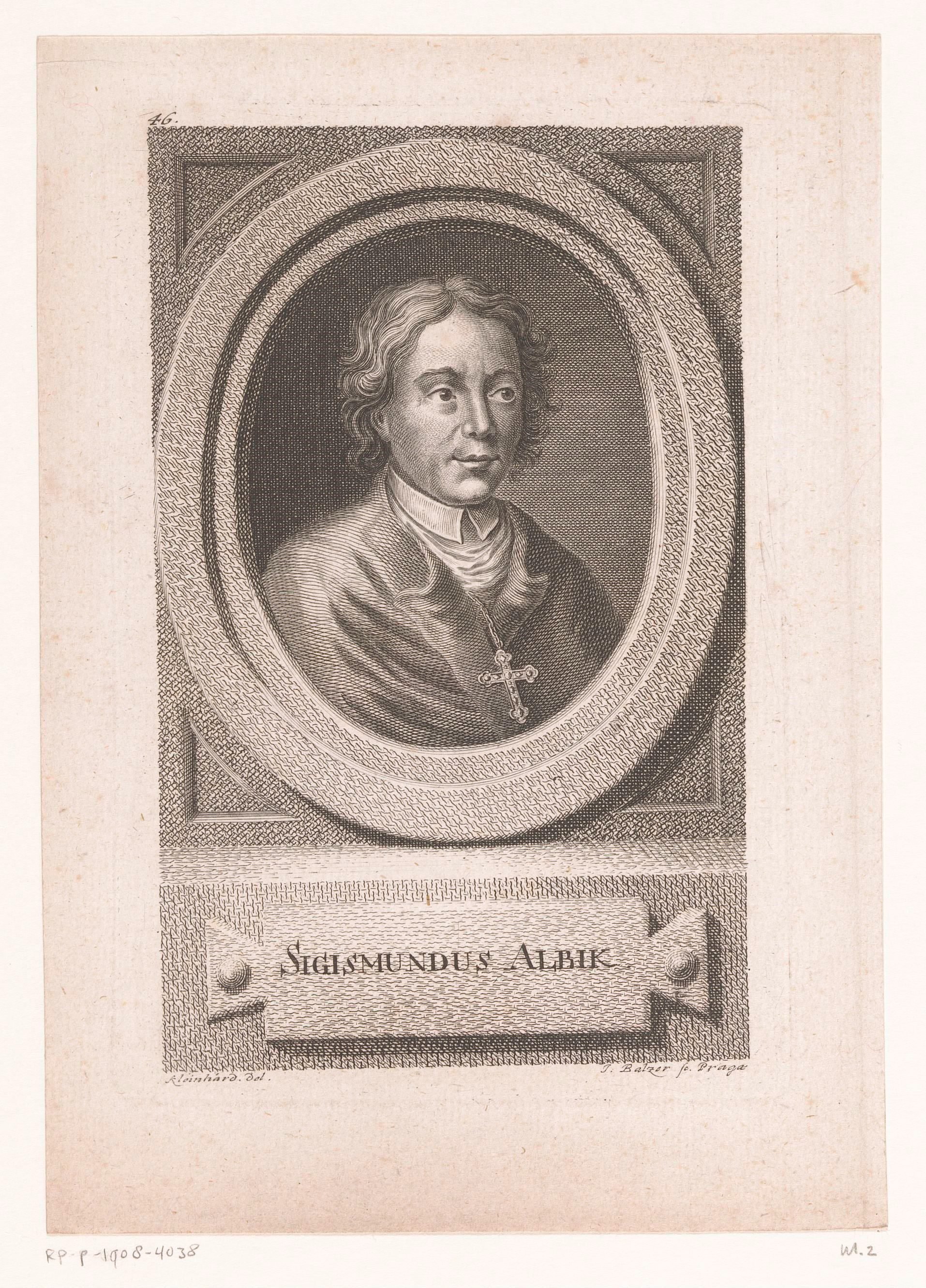 Portret van Siegmund Albich
