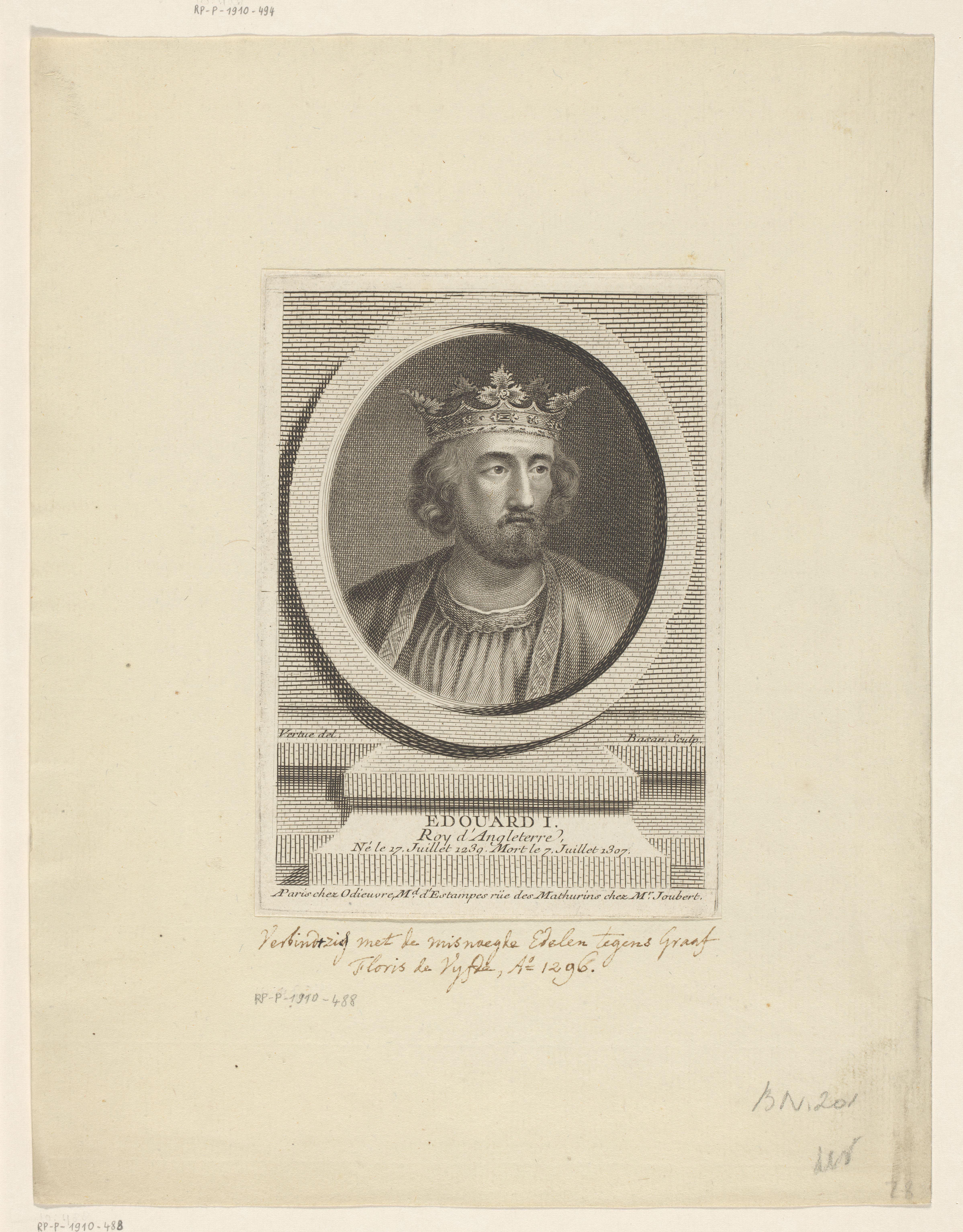 Portret van Eduard I van Engeland