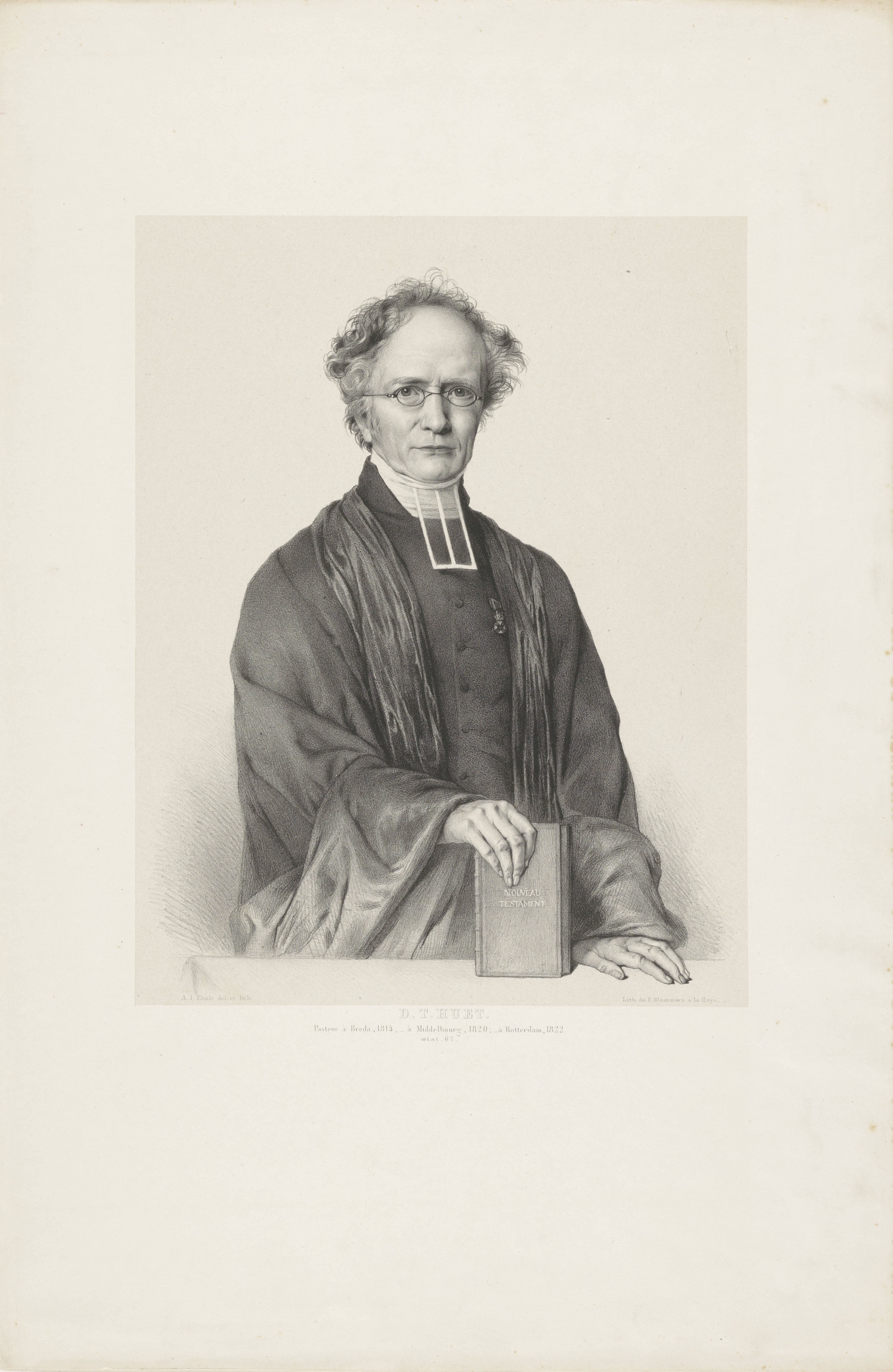 Portret Daniel Théodore Huet