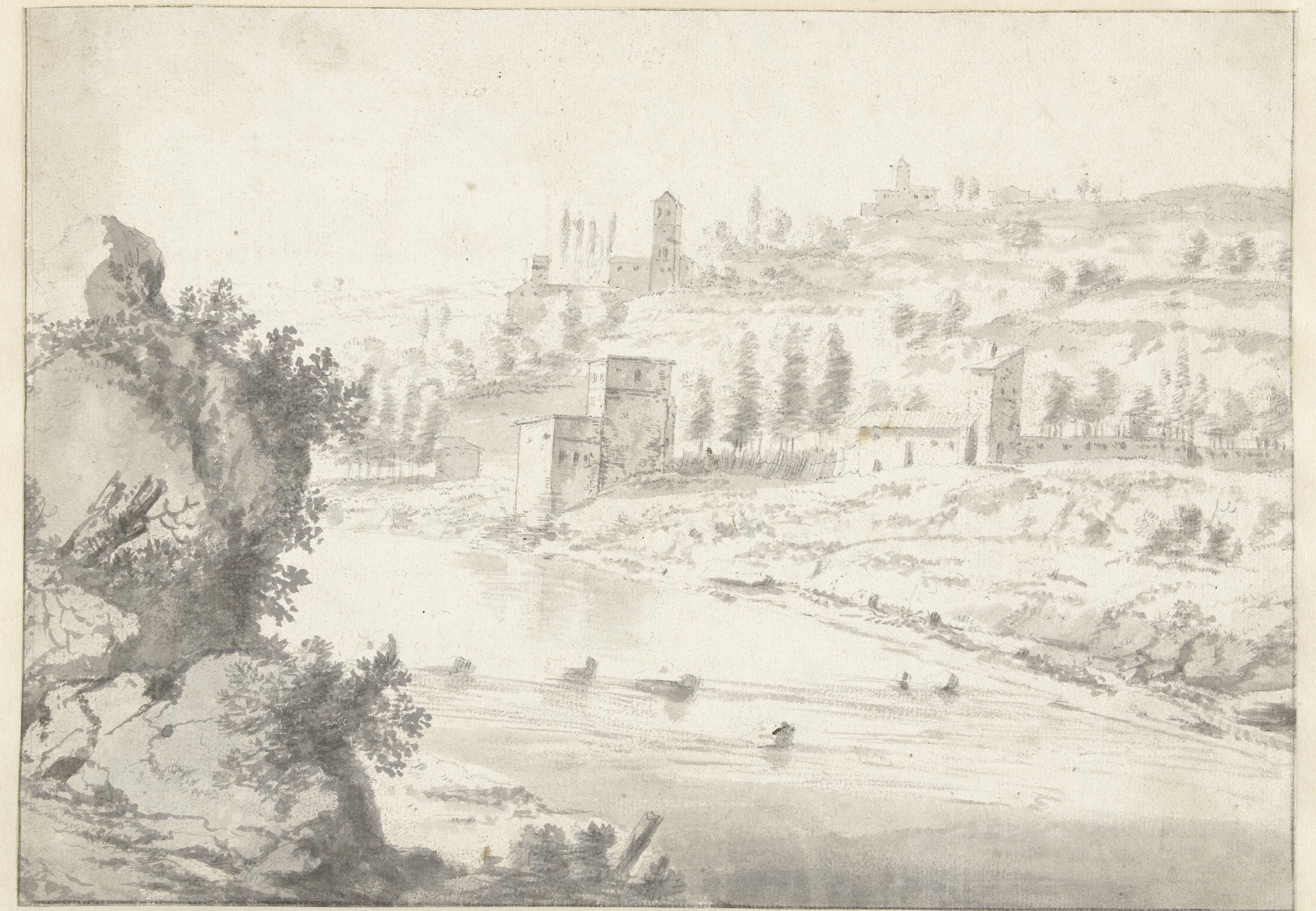 Landscape with the Rhône River Valley, near Vienne