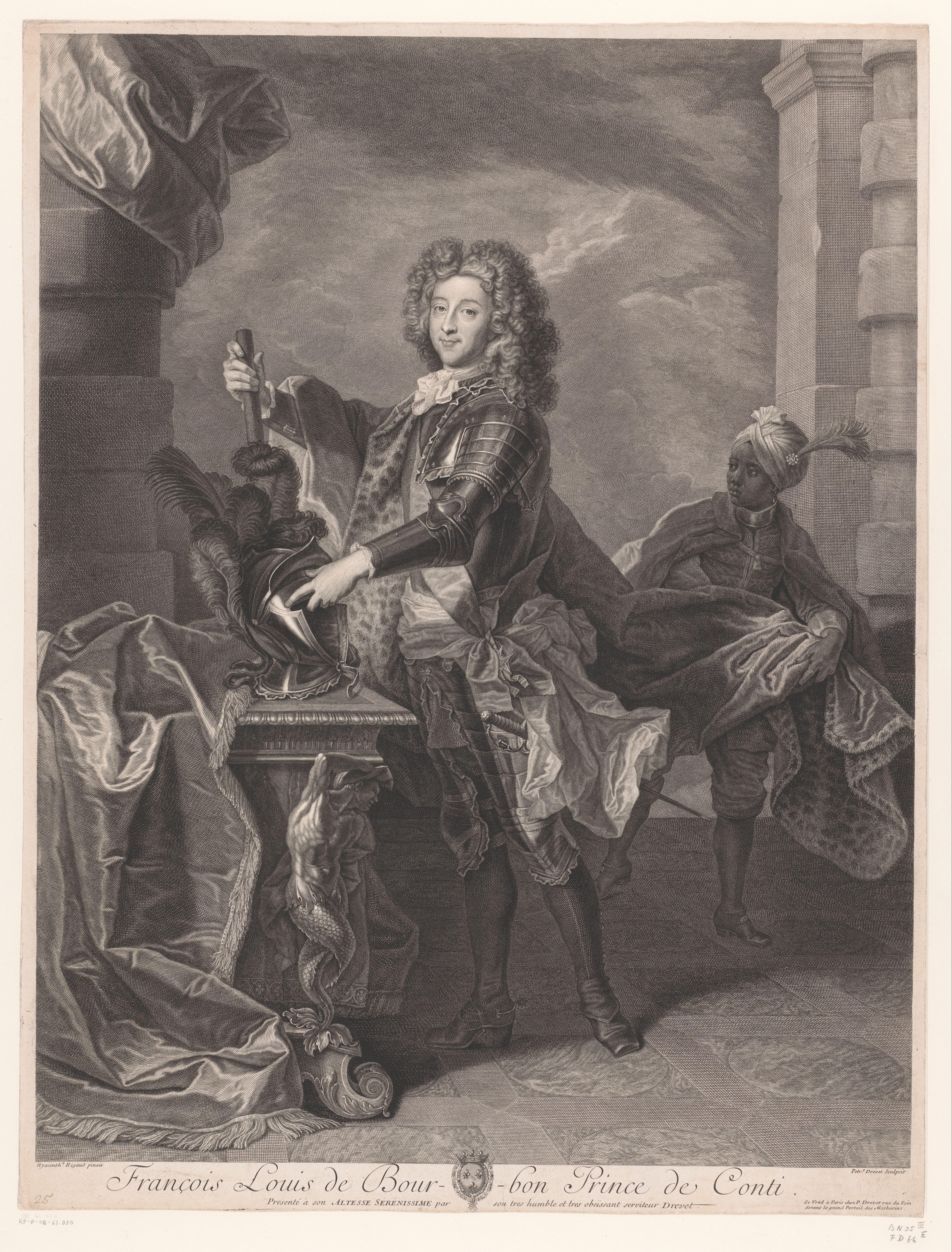 Portret van Frans Lodewijk van Bourbon-Conti