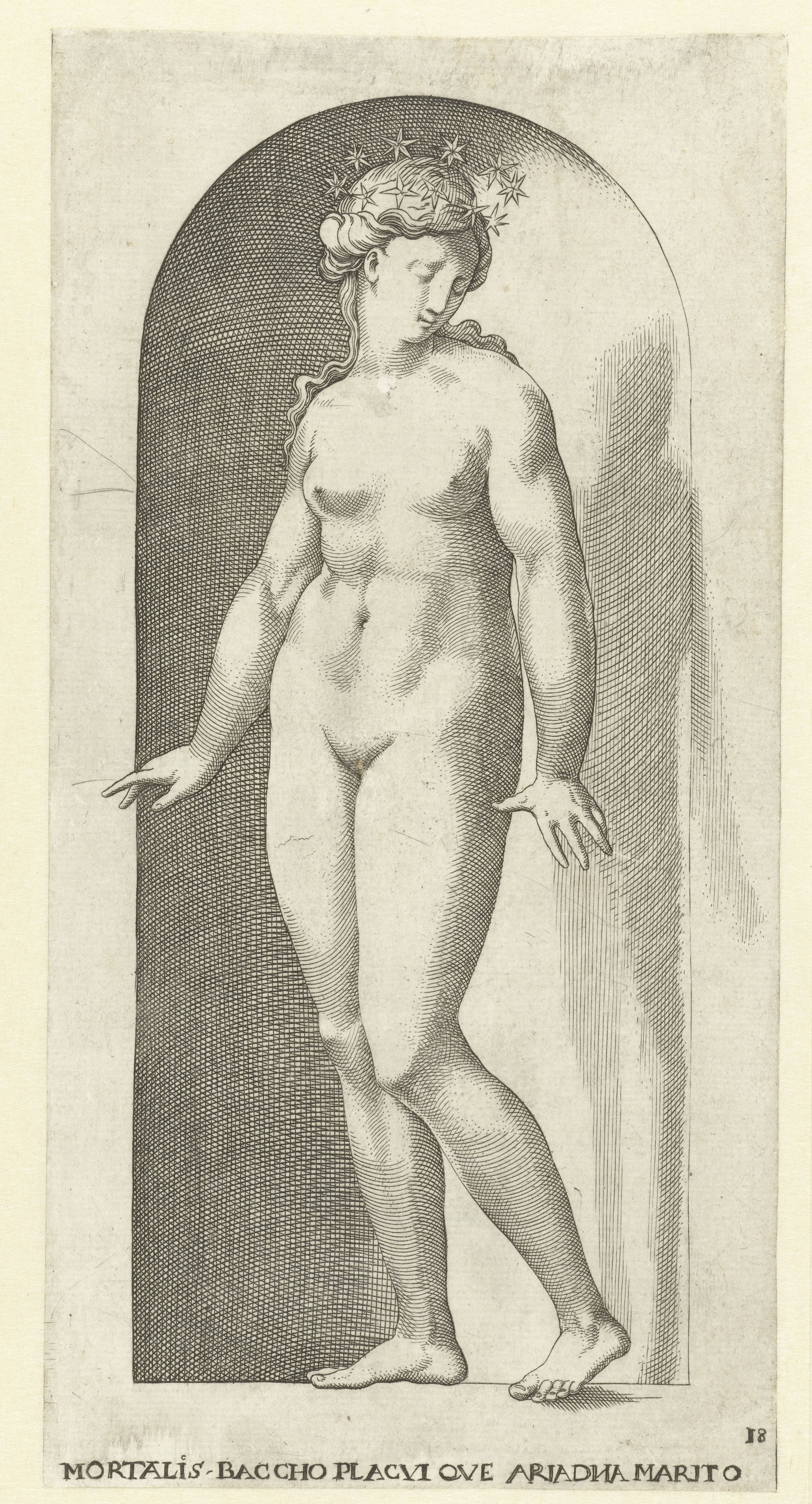 Ariadne met kroon van sterren