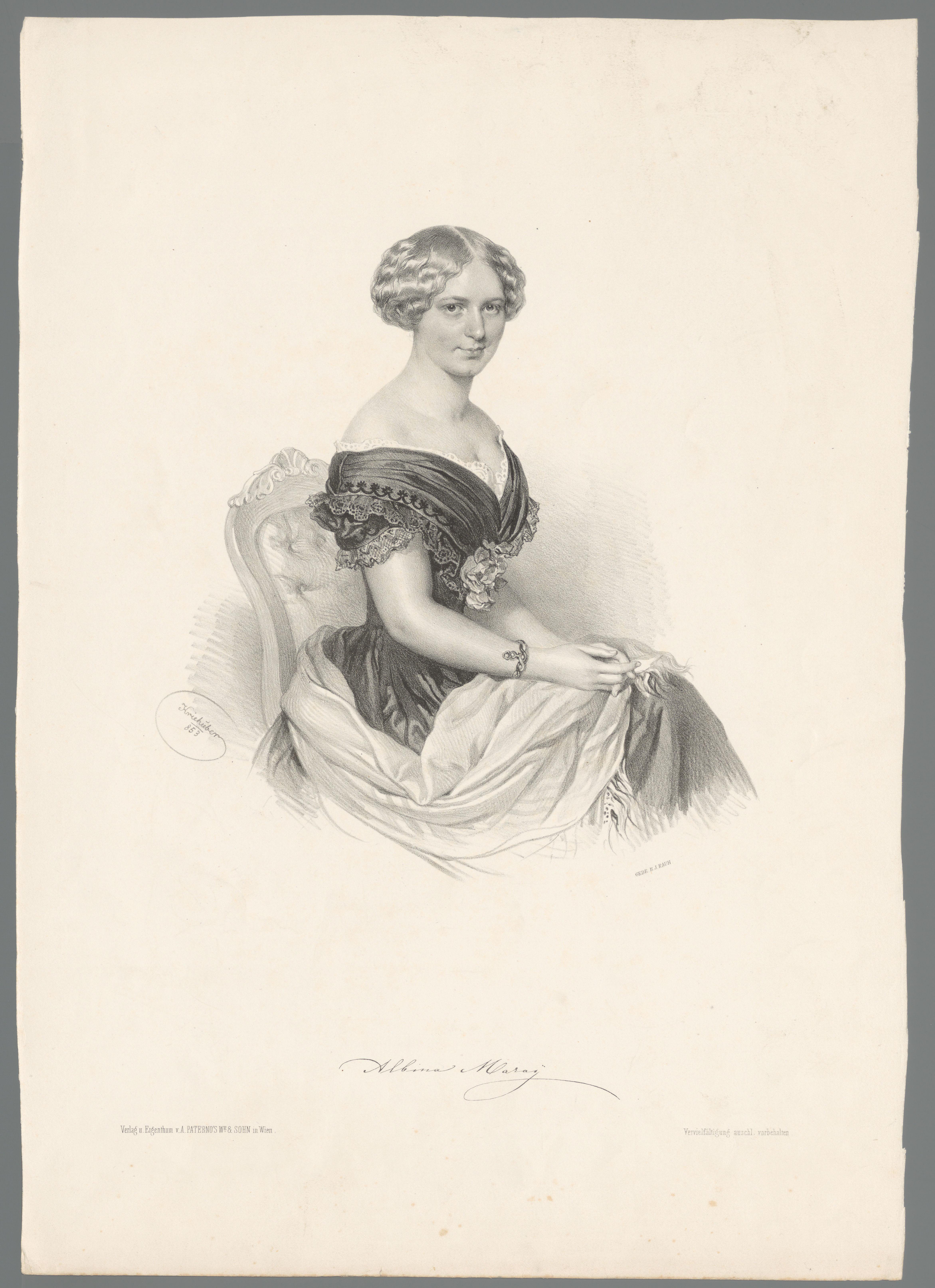 Portret van Albina Maray