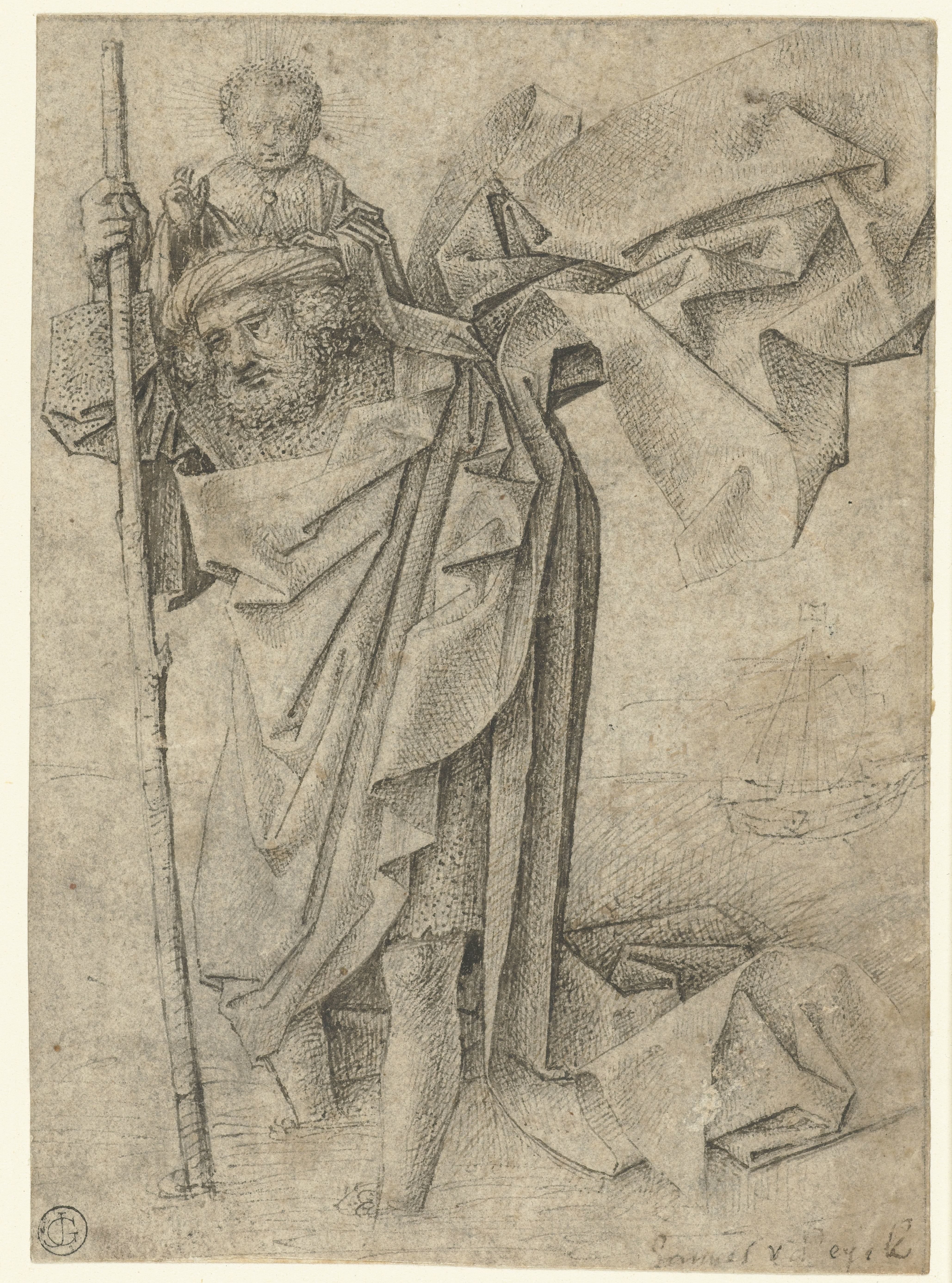 Heilige Christoffel met het Christuskind