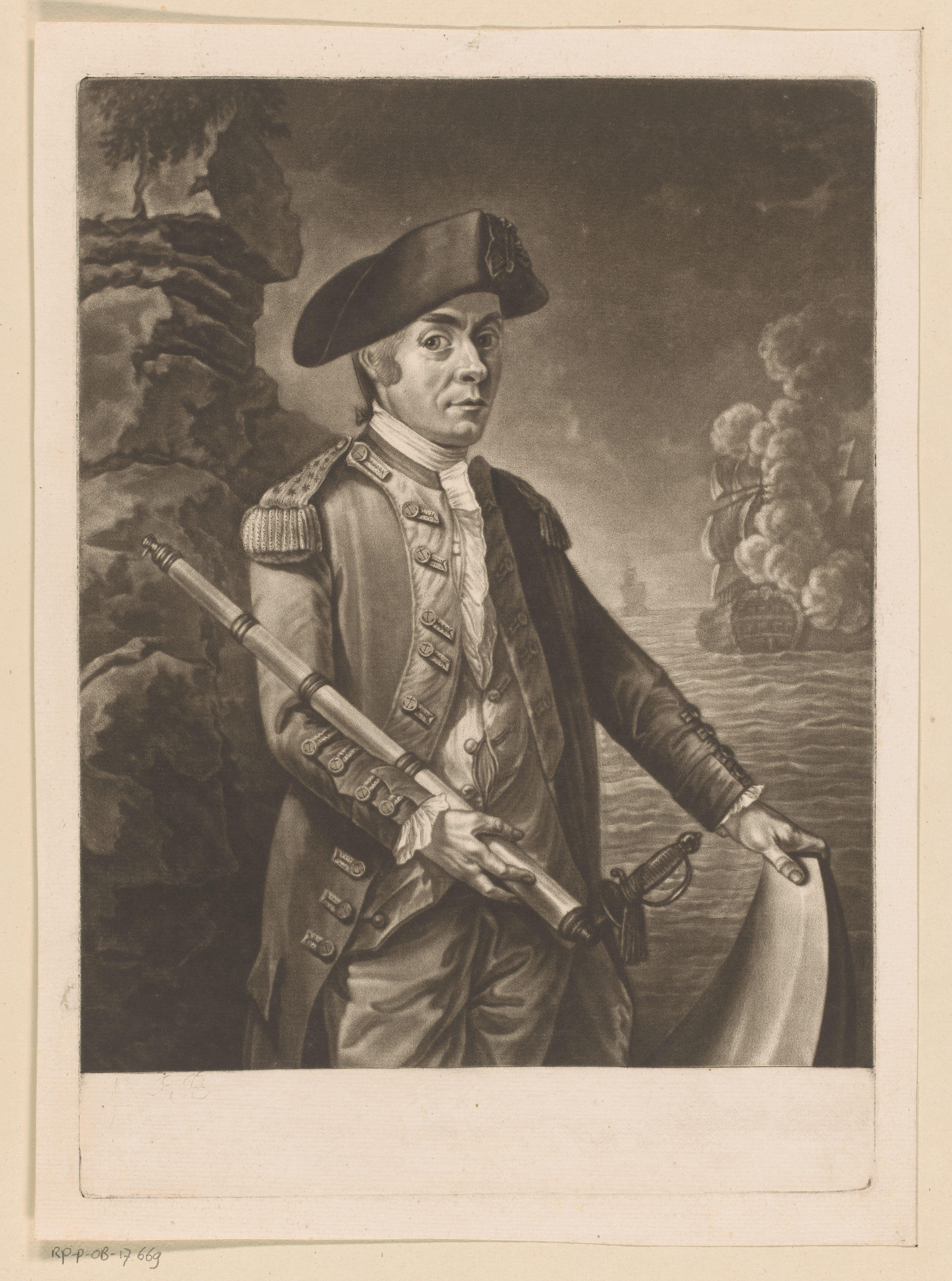 Portret van John Paul Jones