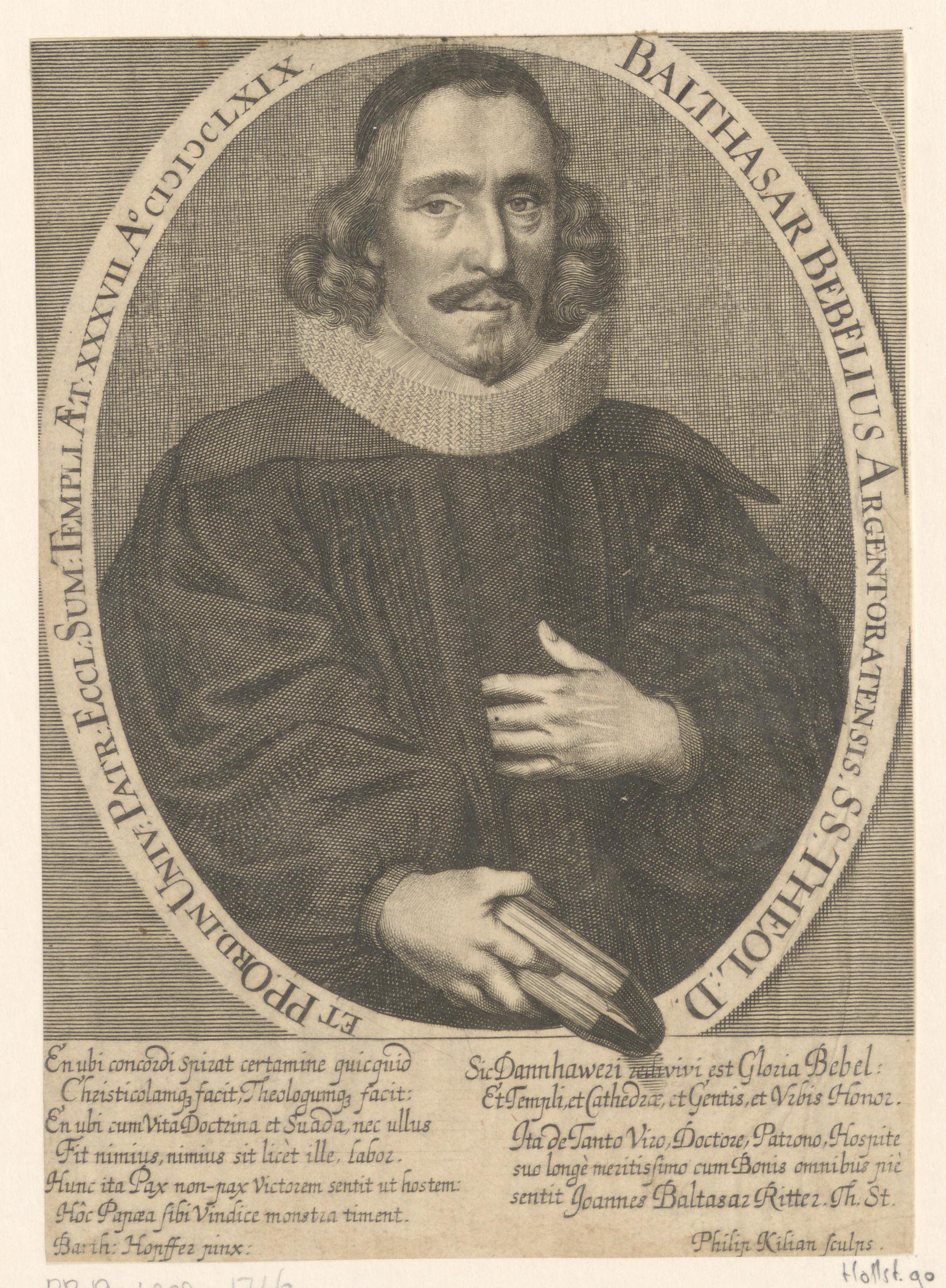 Portret van Balthasar Bebel