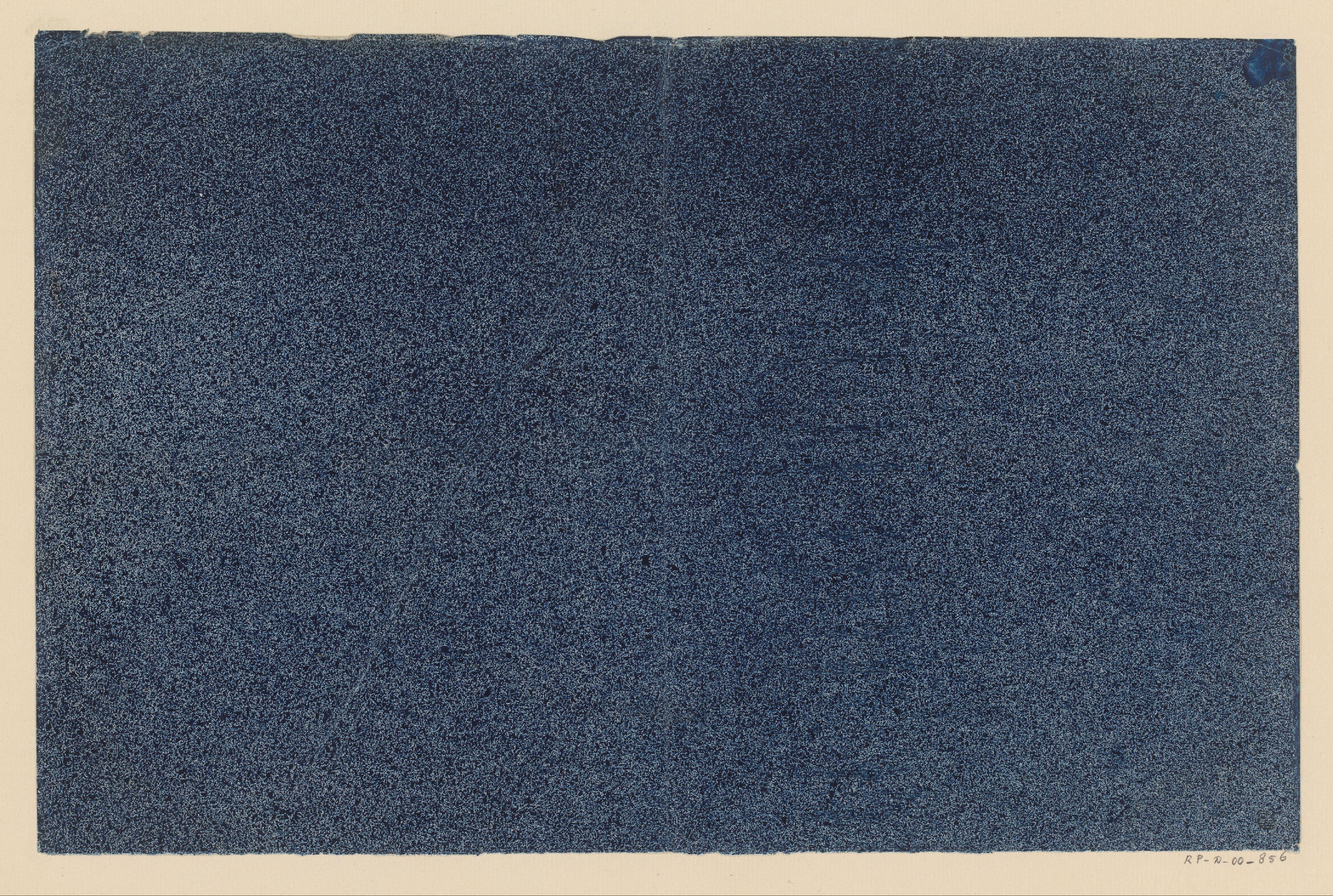Blauw gespikkeld papier