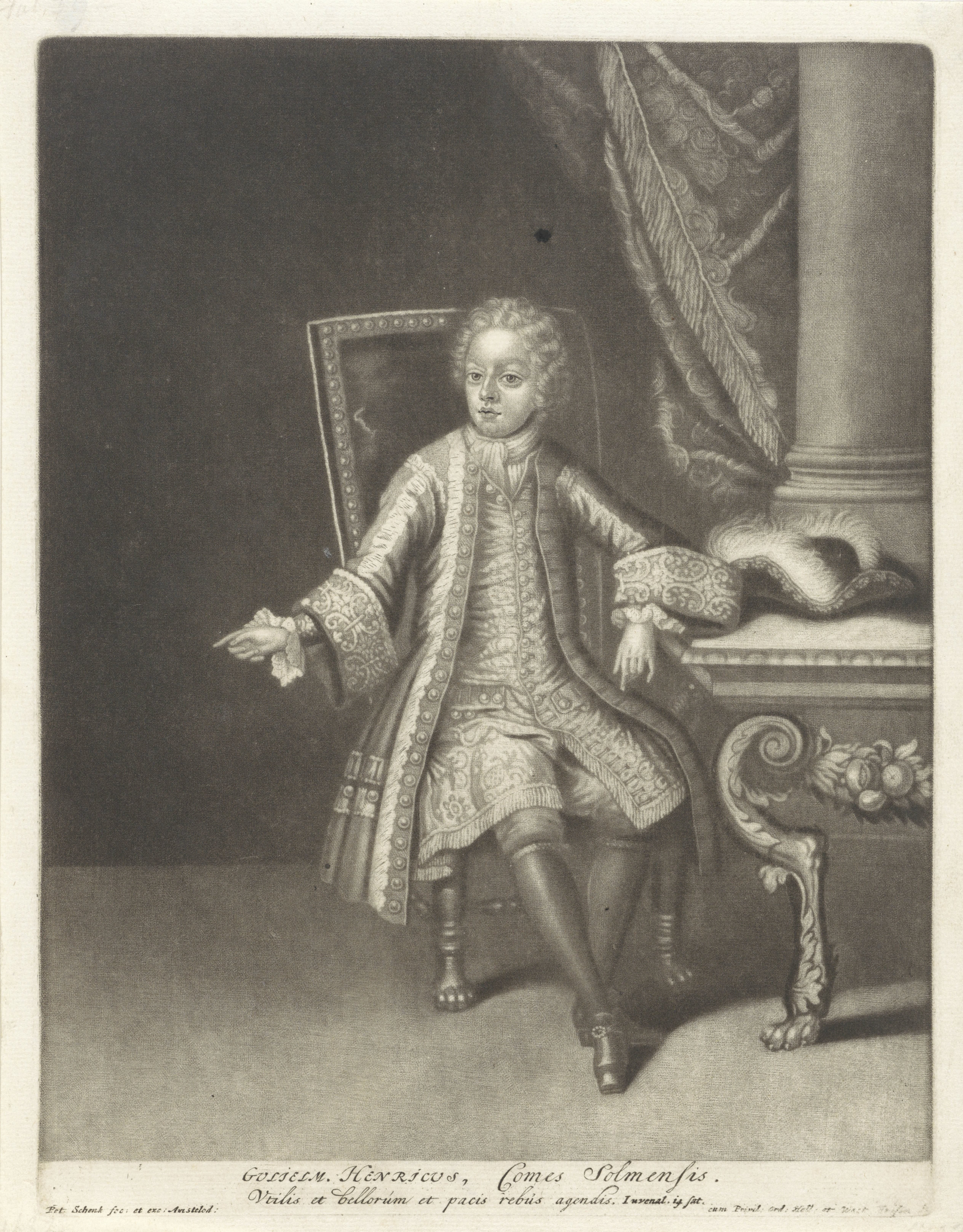 Portret van Willem Hendrik, graaf van Solms