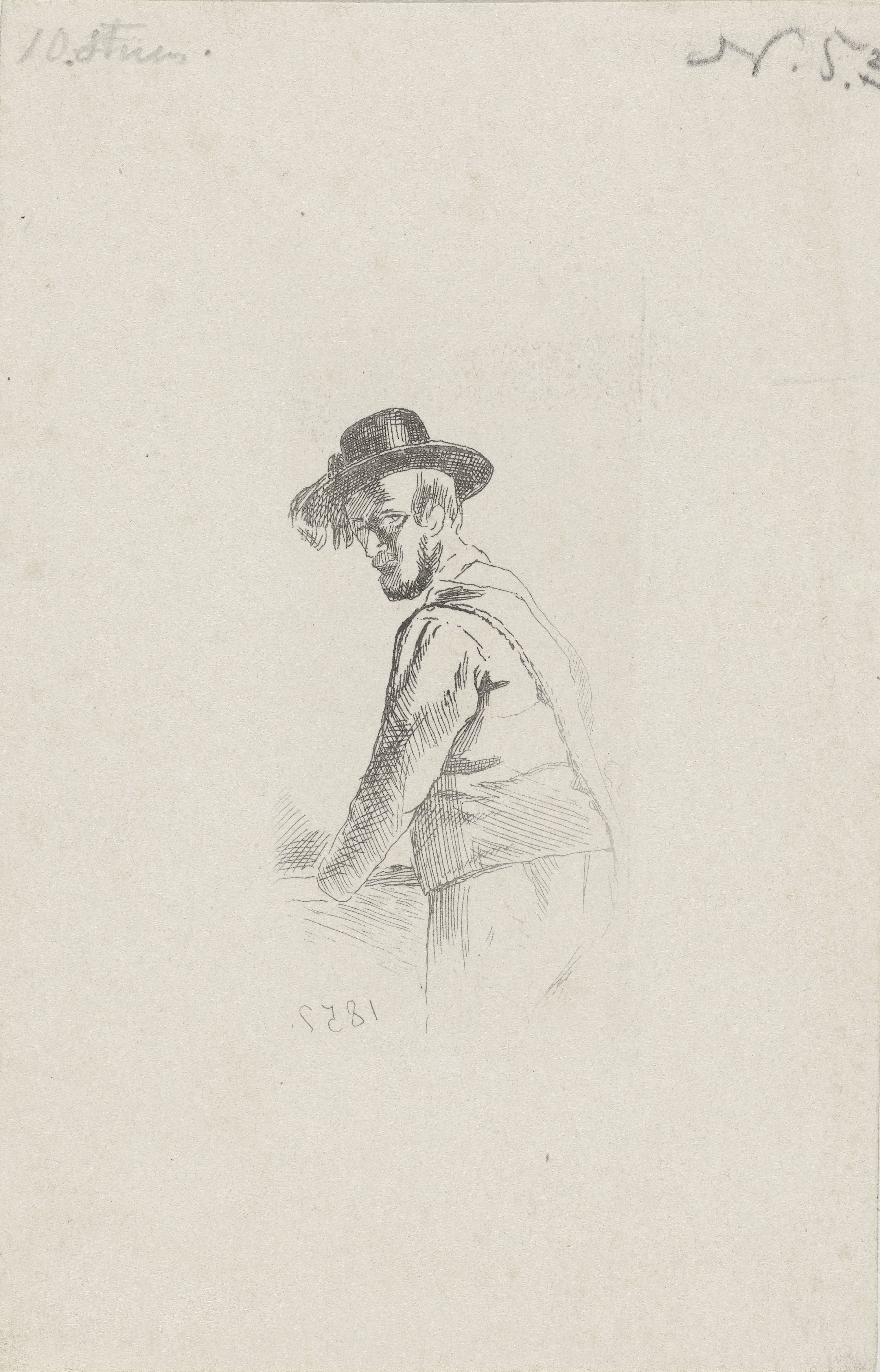 Figuurstudie van een man