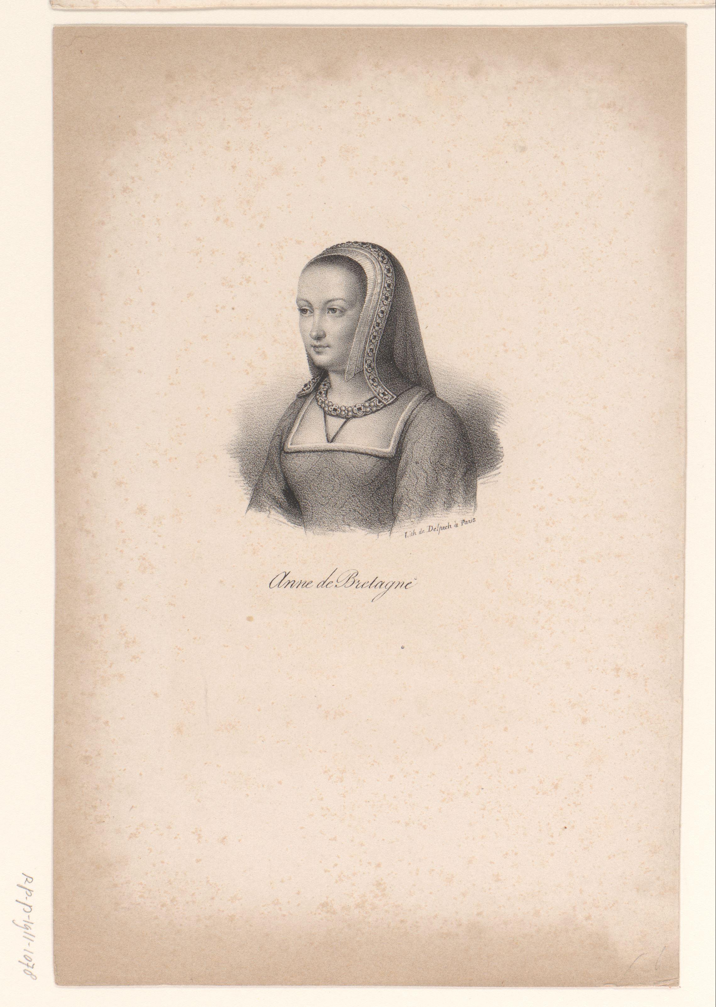 Portret van Anna van Bretagne