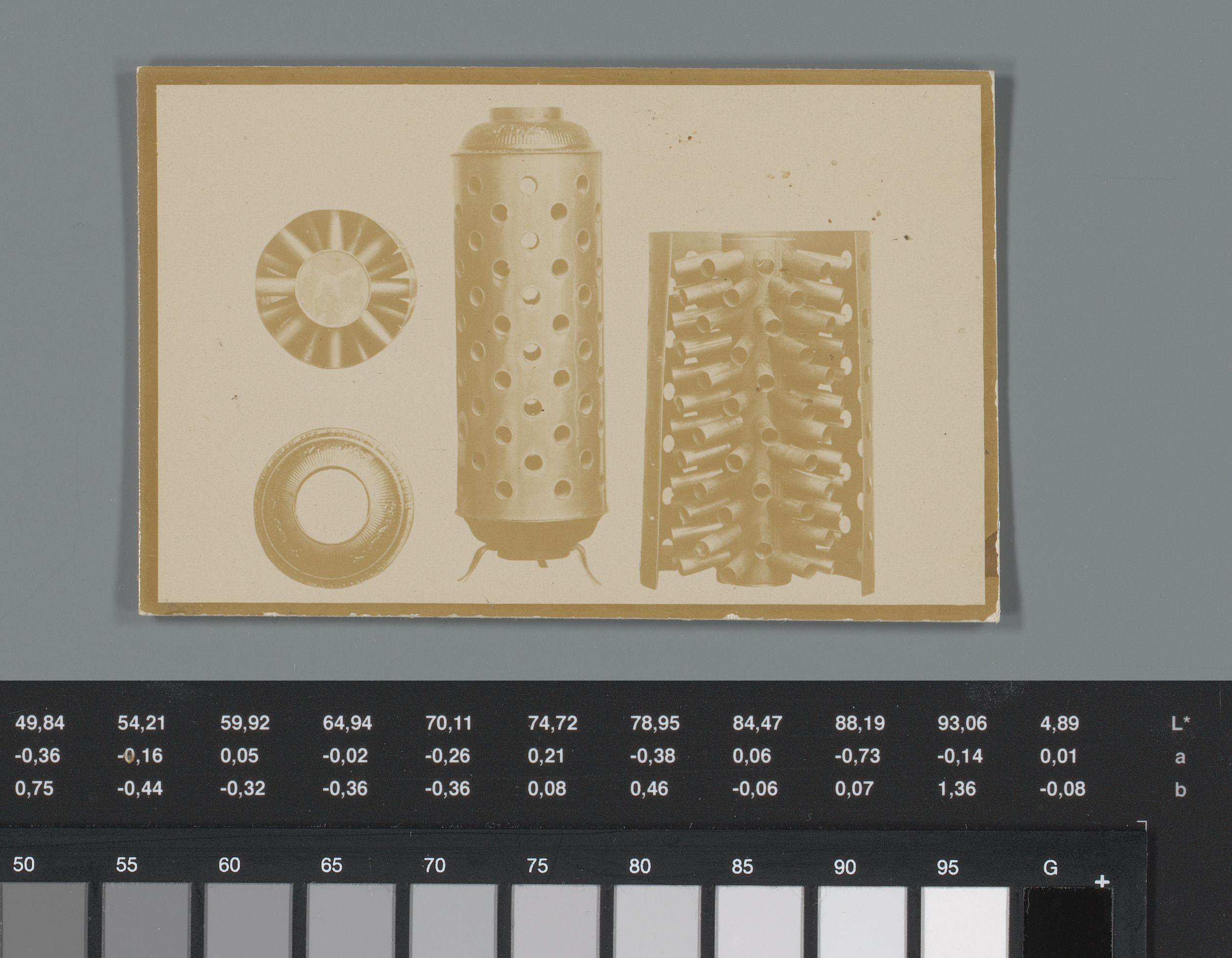 Reclame voor radiatoren van Rochester Radiator Co. met gezicht op onderdelen van een radiator