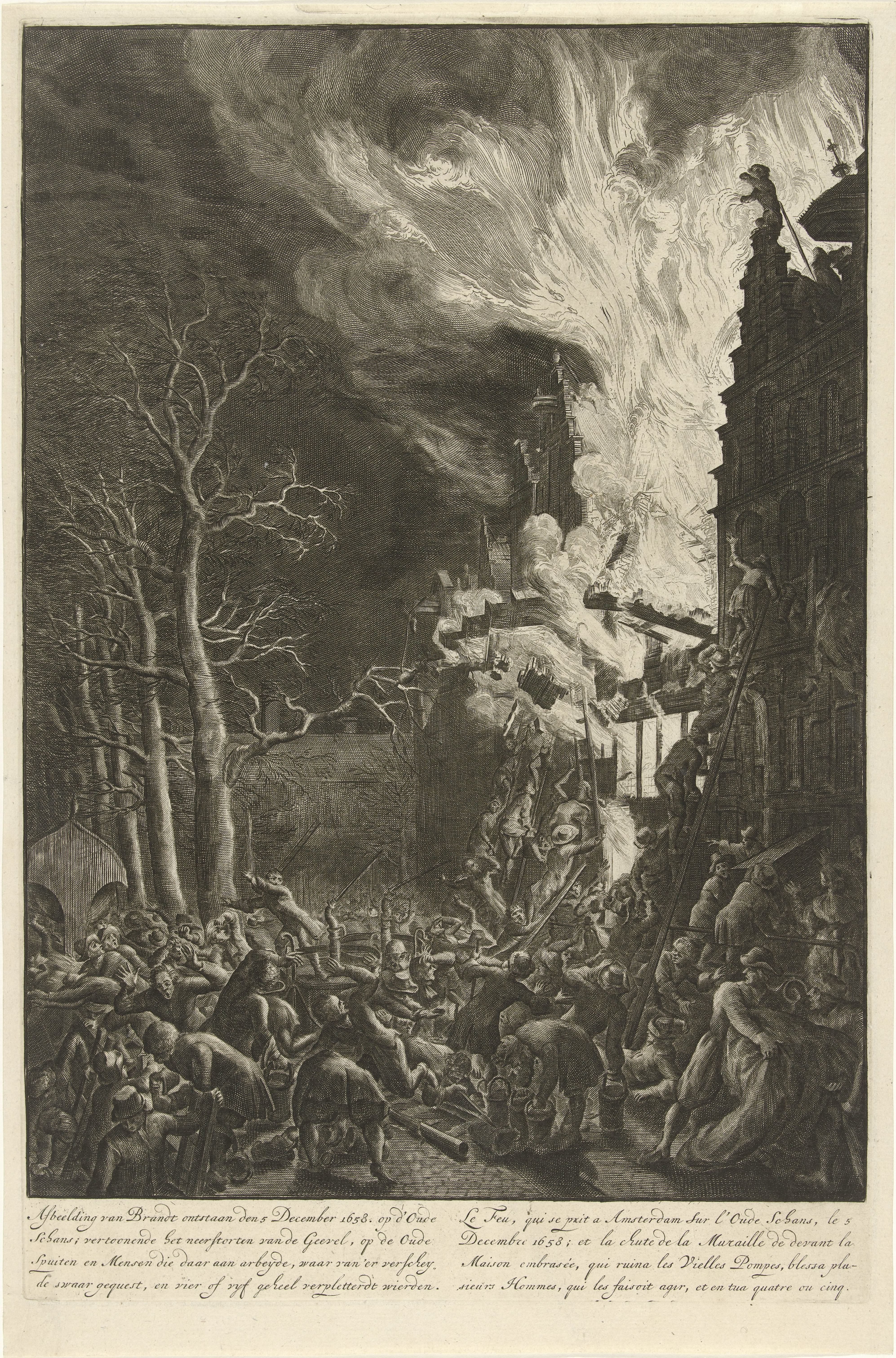 Brand op de Oude Schans te Amsterdam, 1658