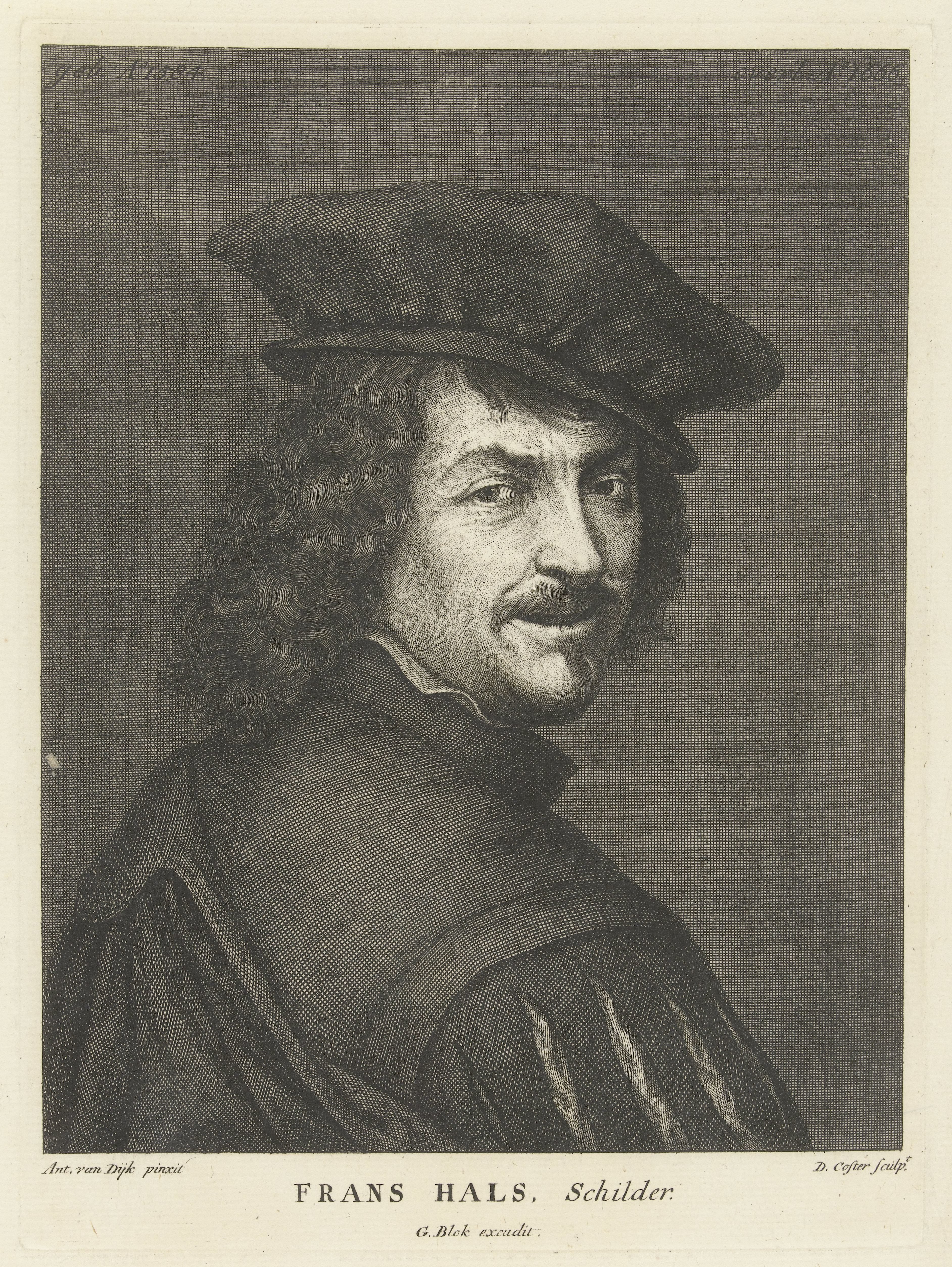 Portret van de schilder Frans Hals