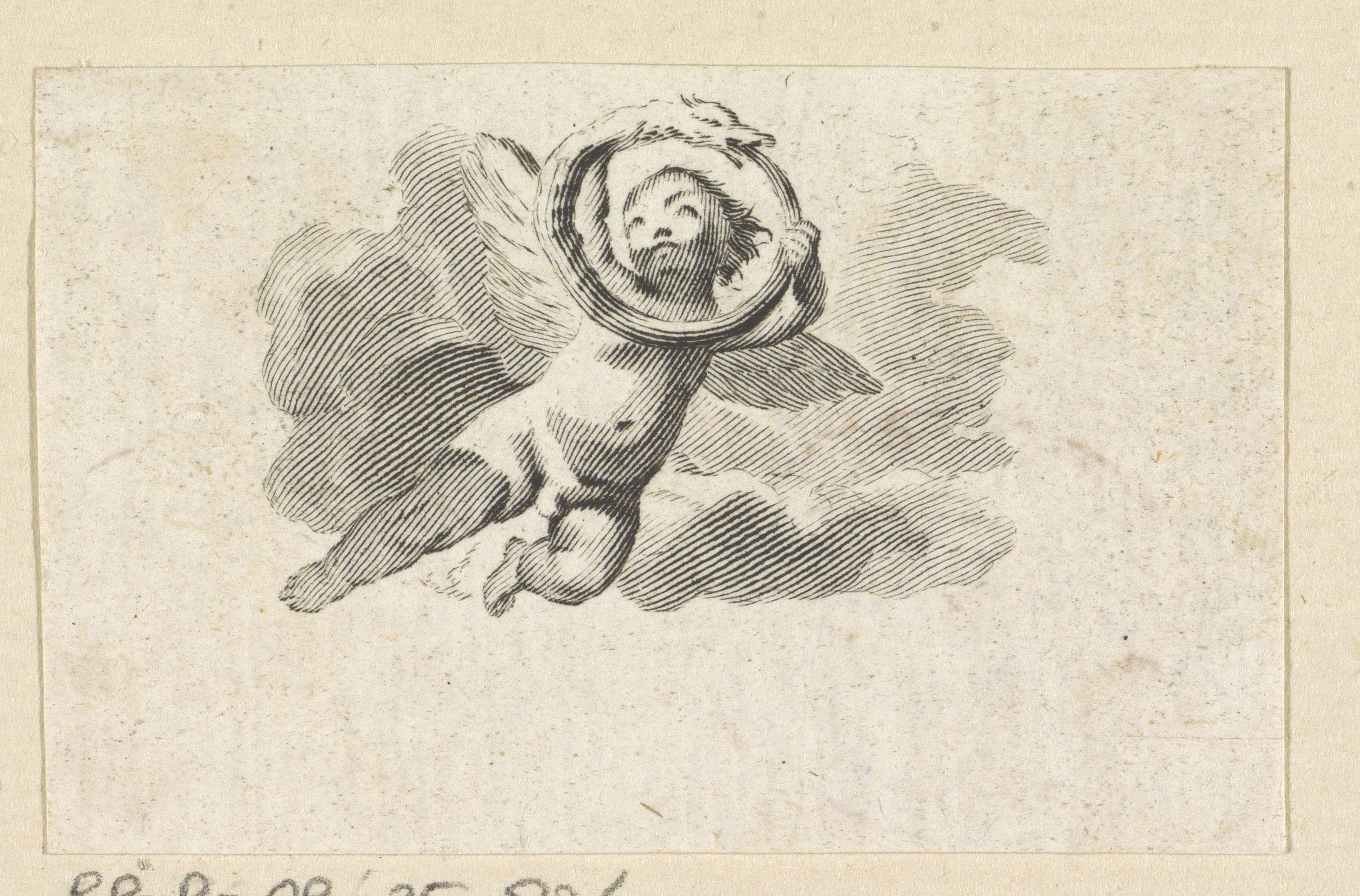 Putto met een ouroborus