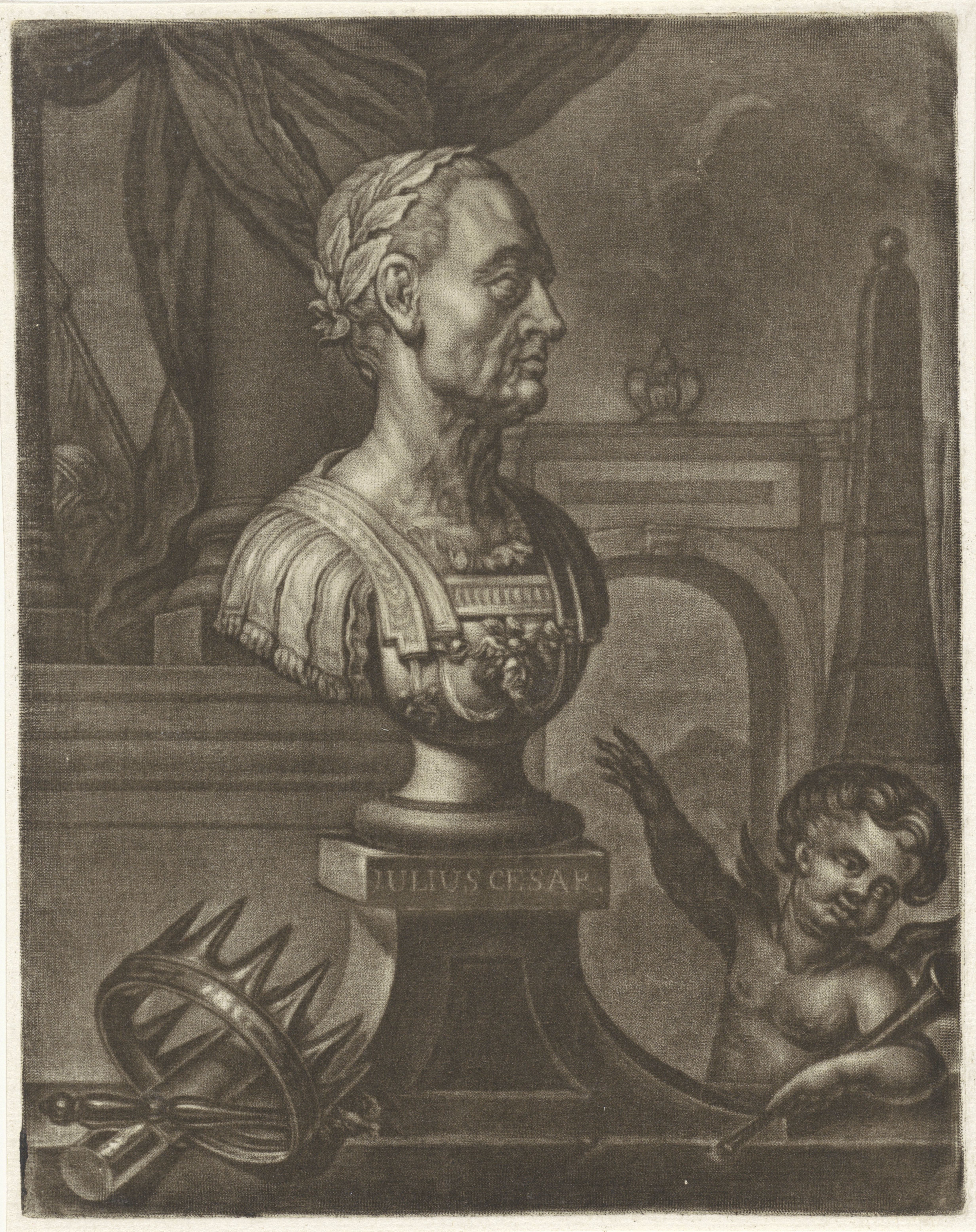 Buste van Julius Caesar