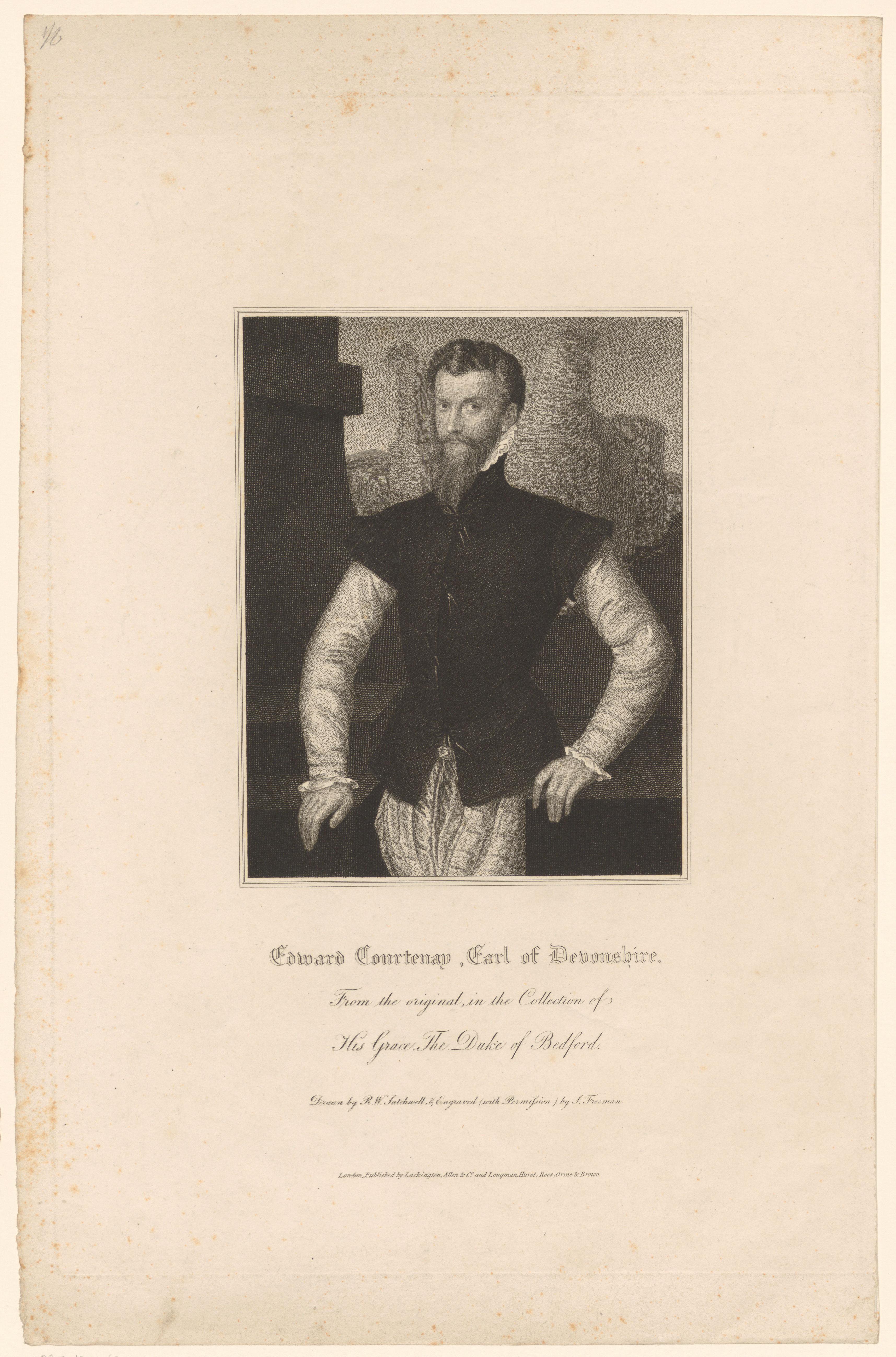 Portret van Edward Courtenay