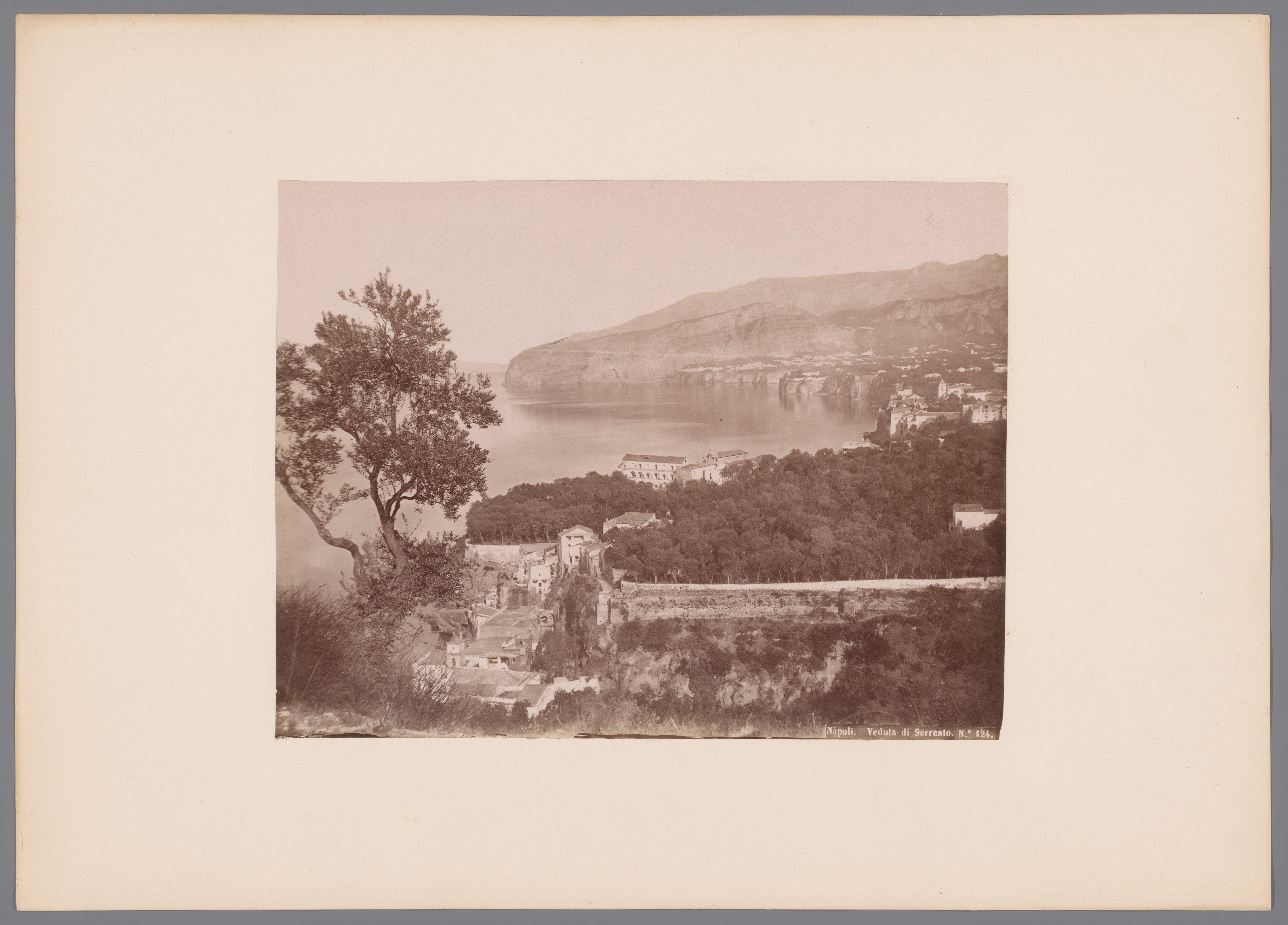Gezicht op Sorrento, Italië
