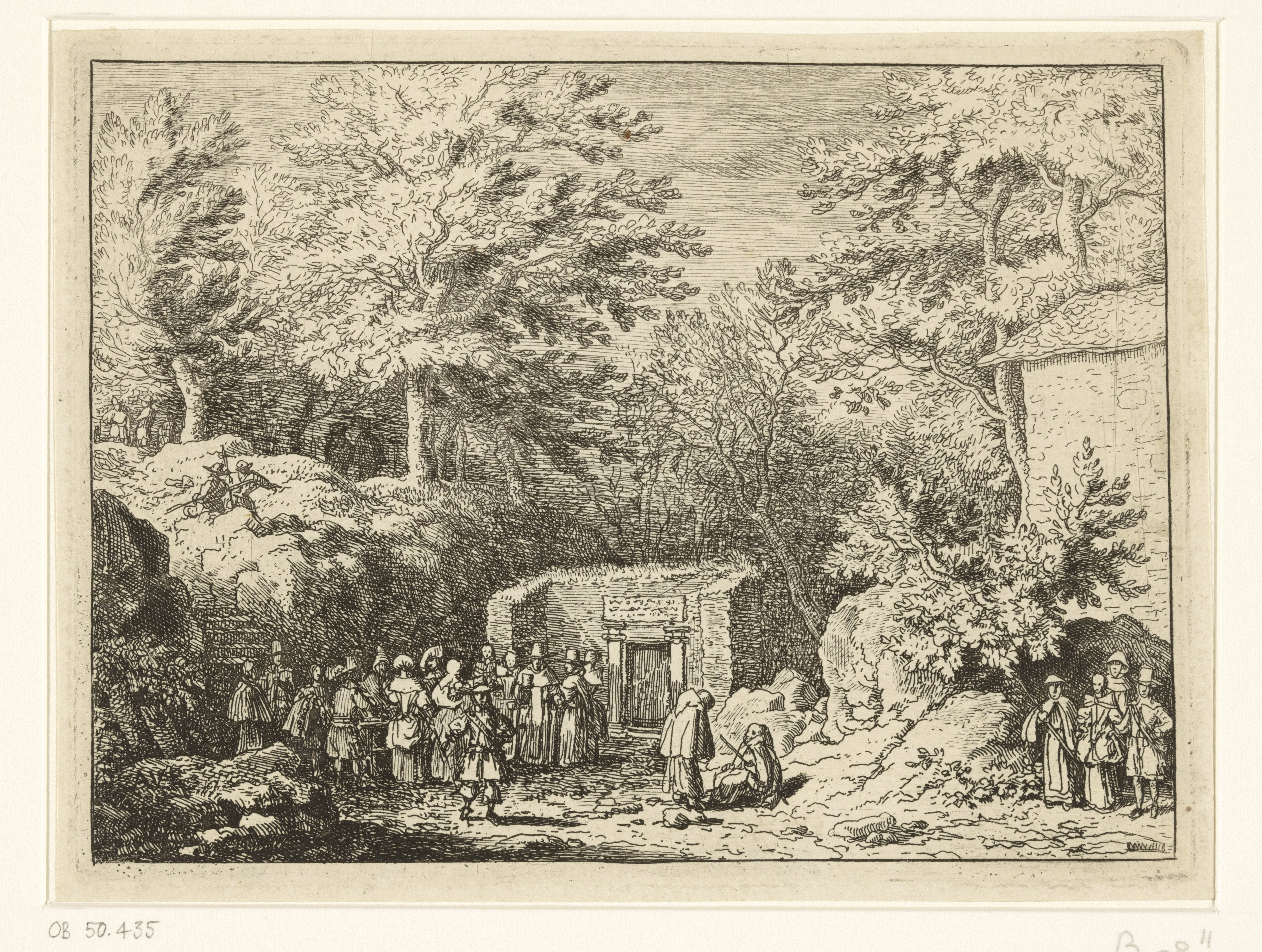 Gezicht op de bron van Sauvenière