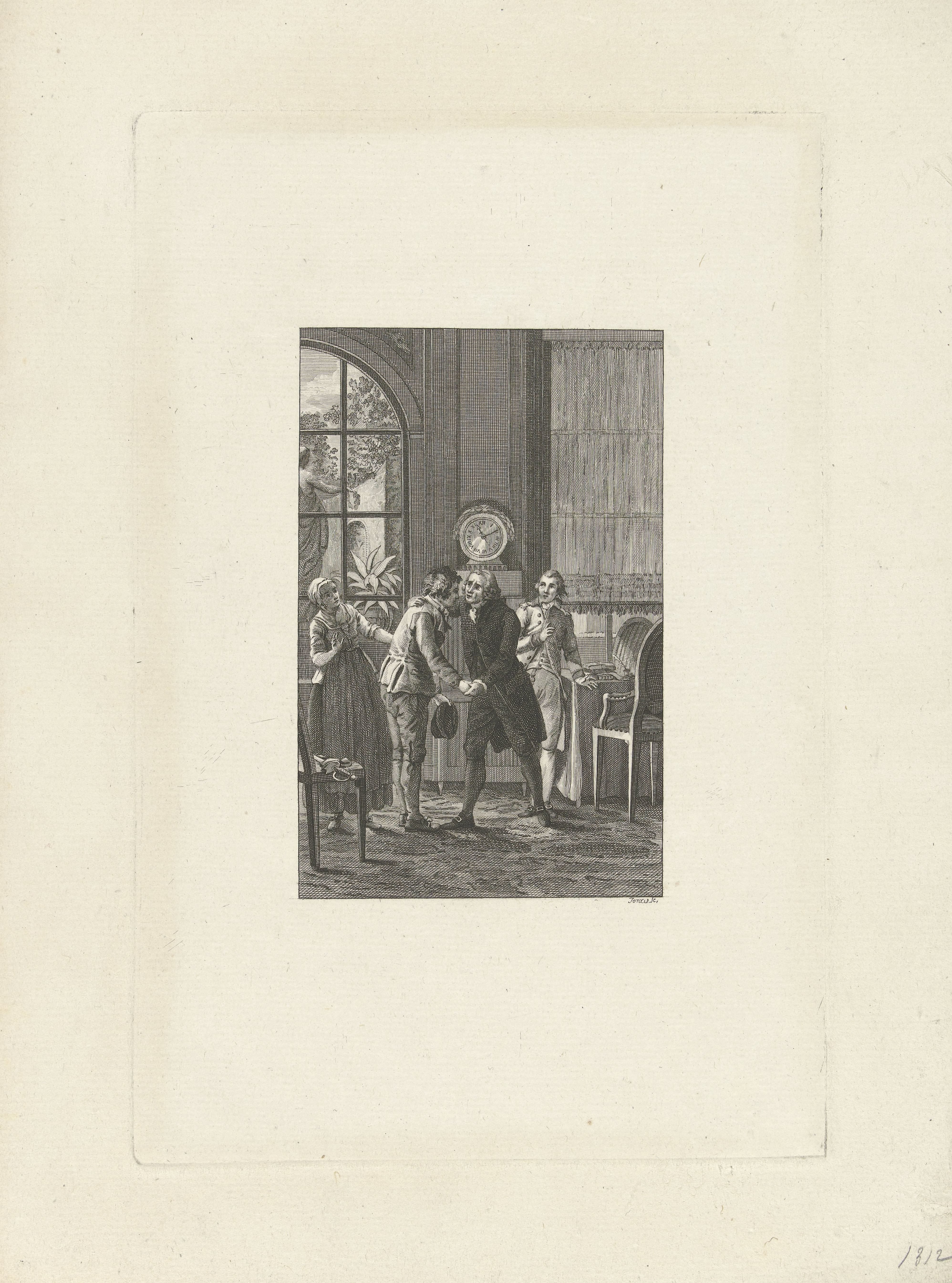 Begroeting in interieur