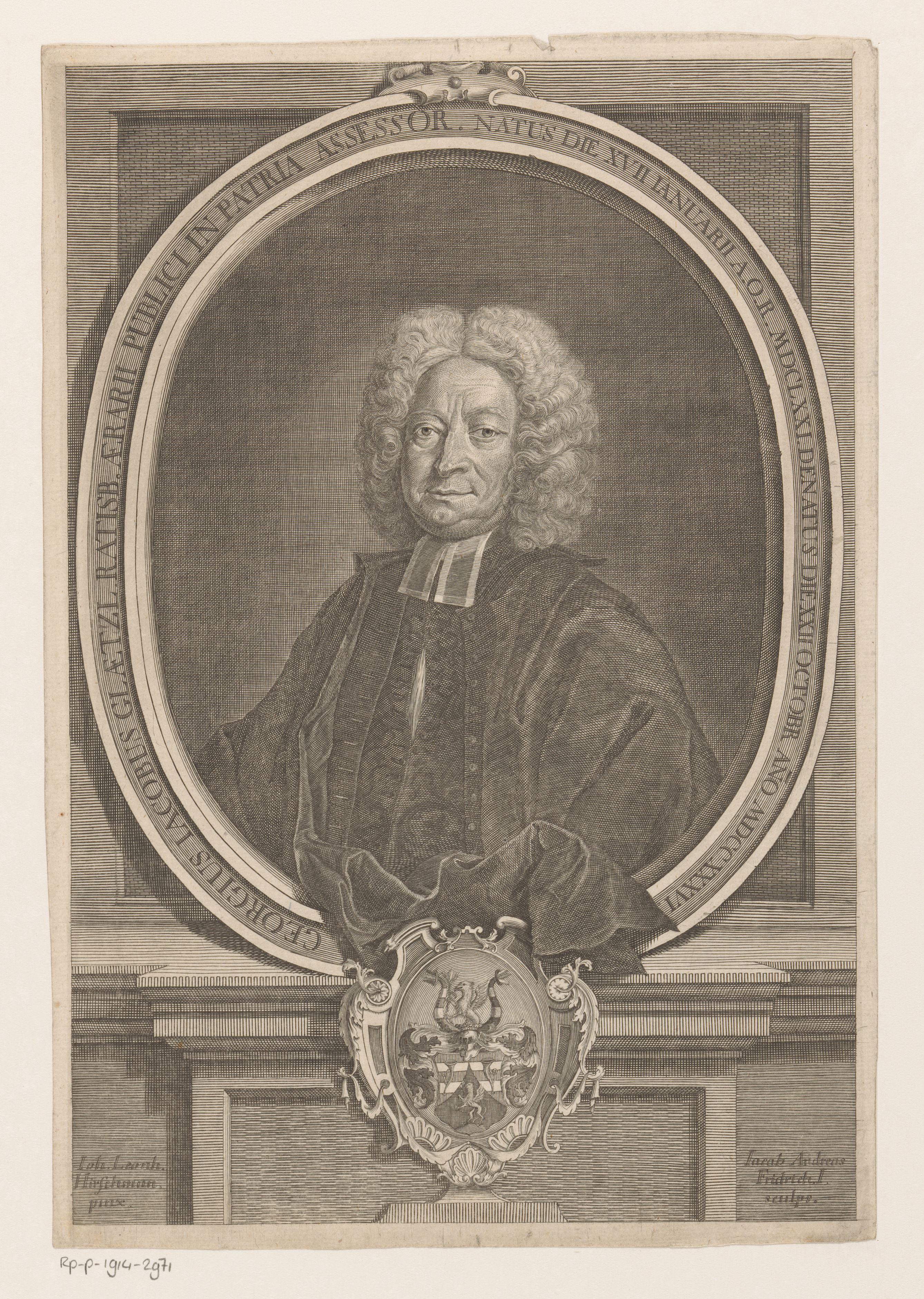 Portret van Georg Jakob Glaetzl