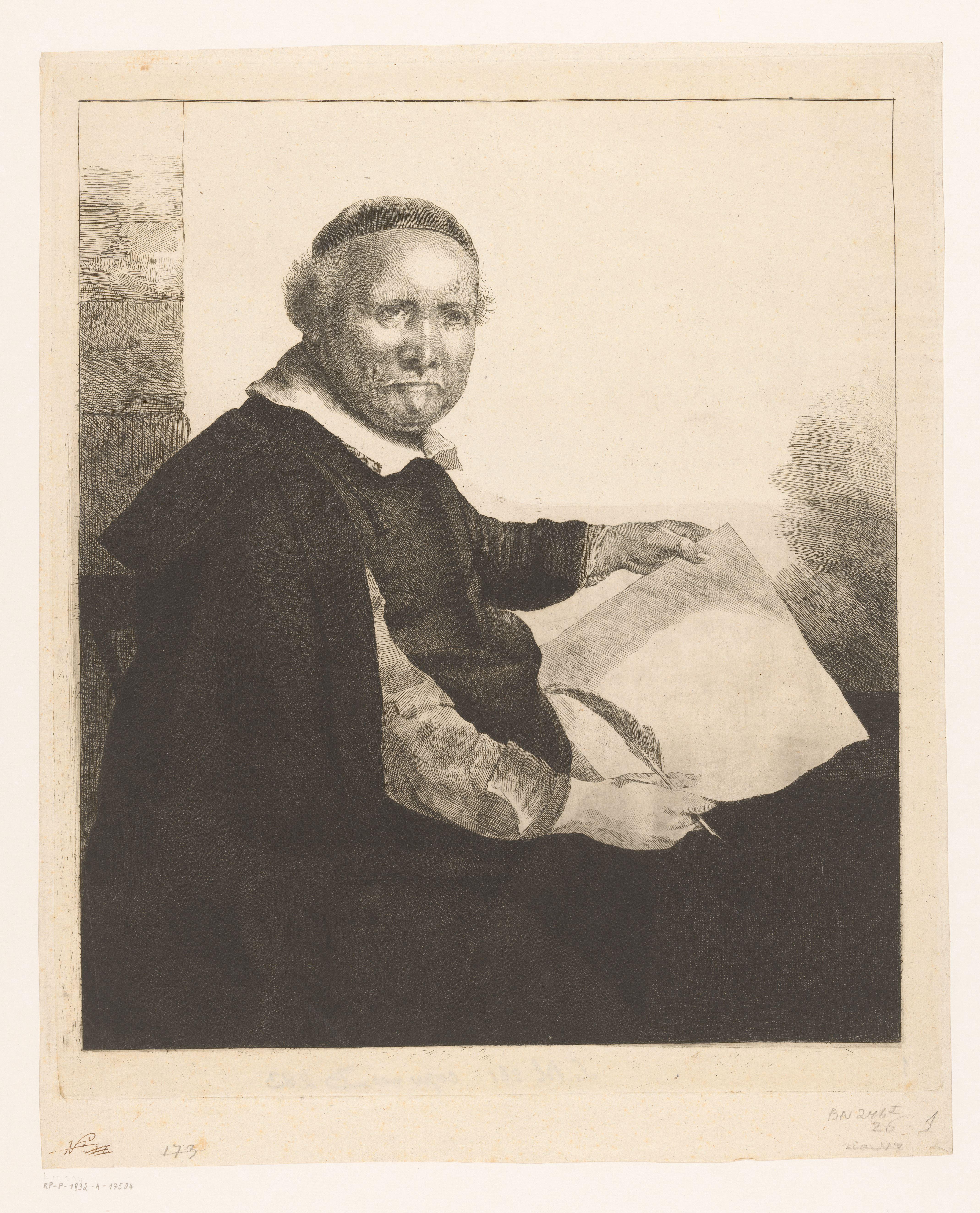 Portret van Lieven Willemsz van Coppenol