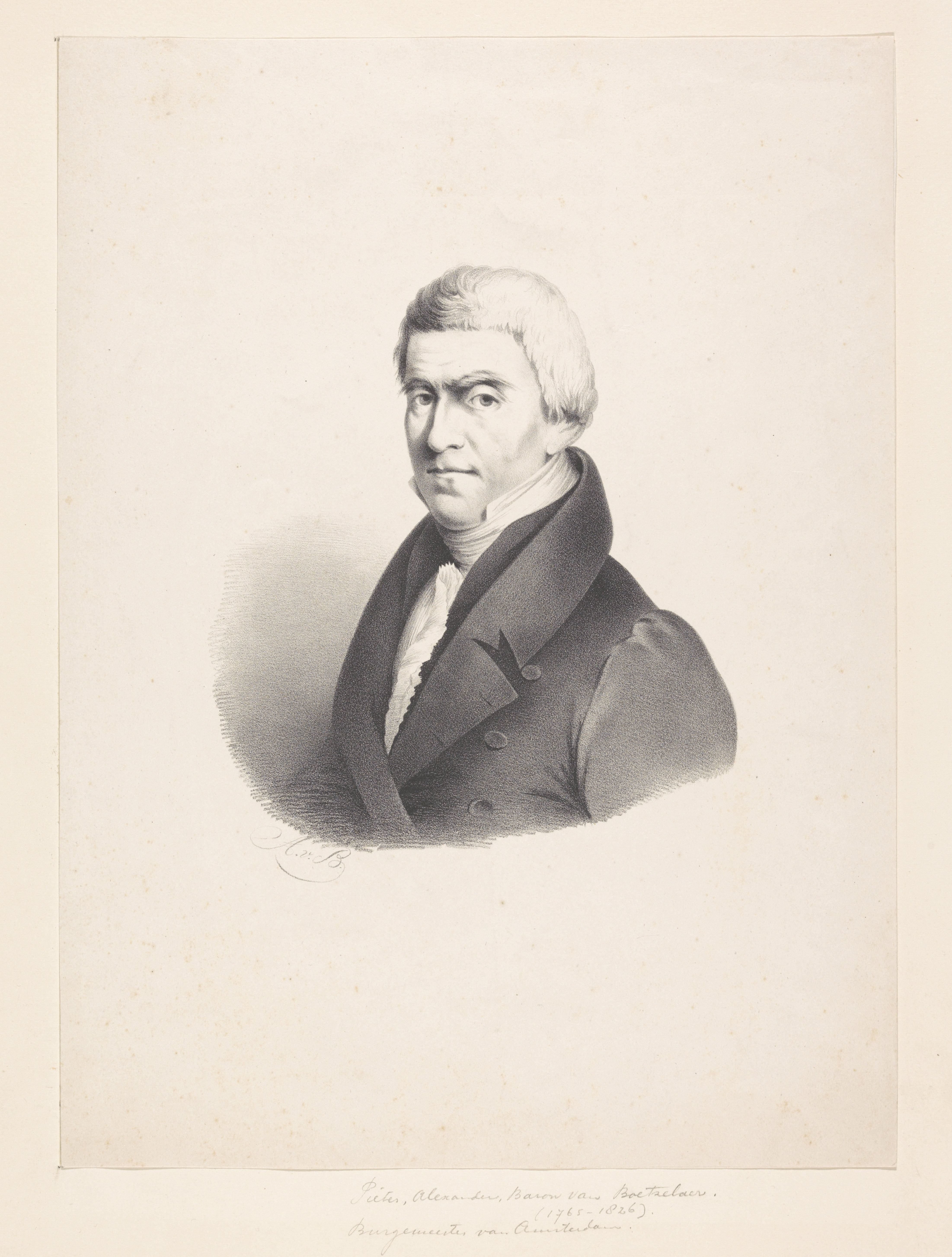 Portret Pieter Alexander van Boetzelaer