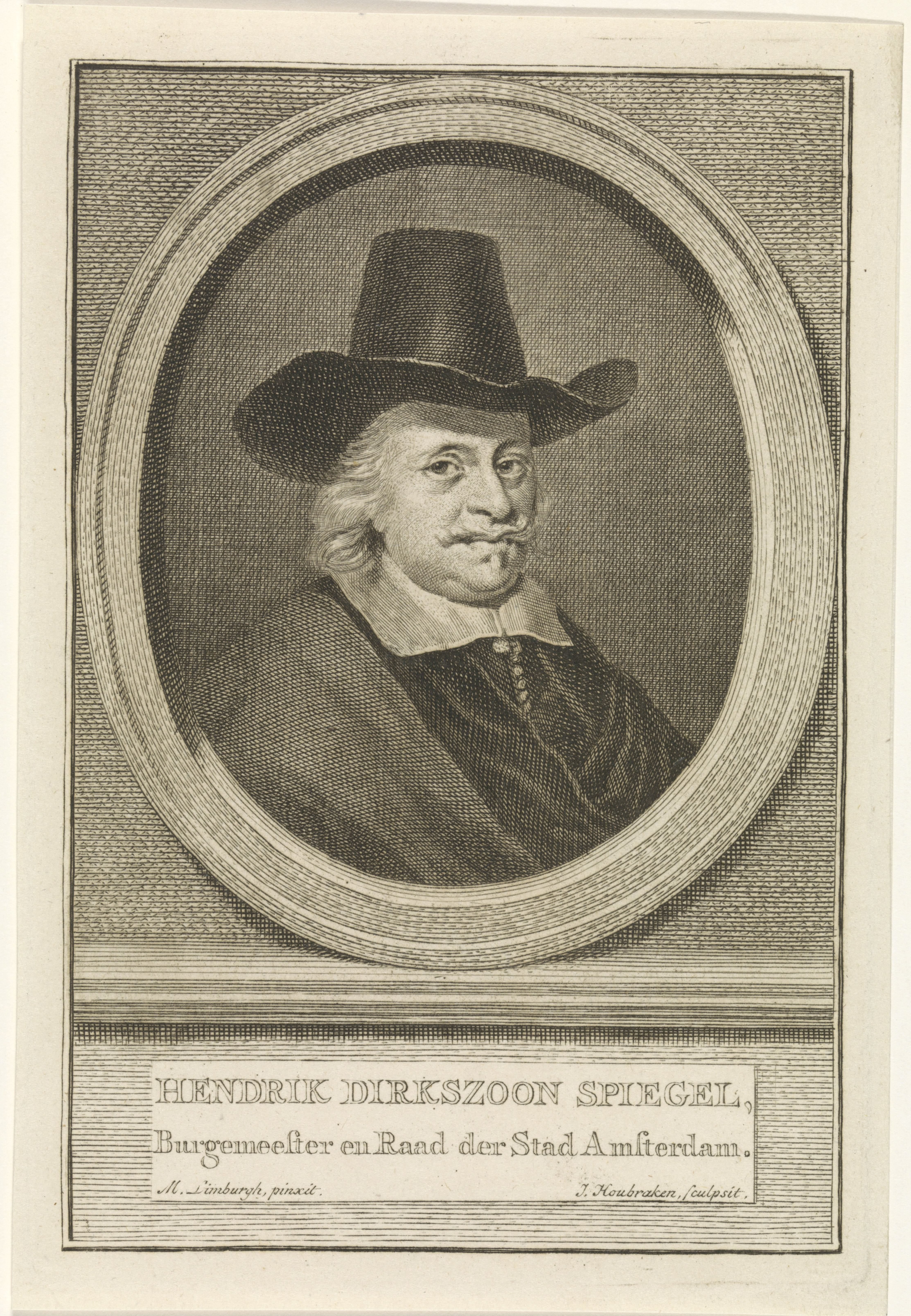 Portret van Hendrick Dircksz. Spiegel