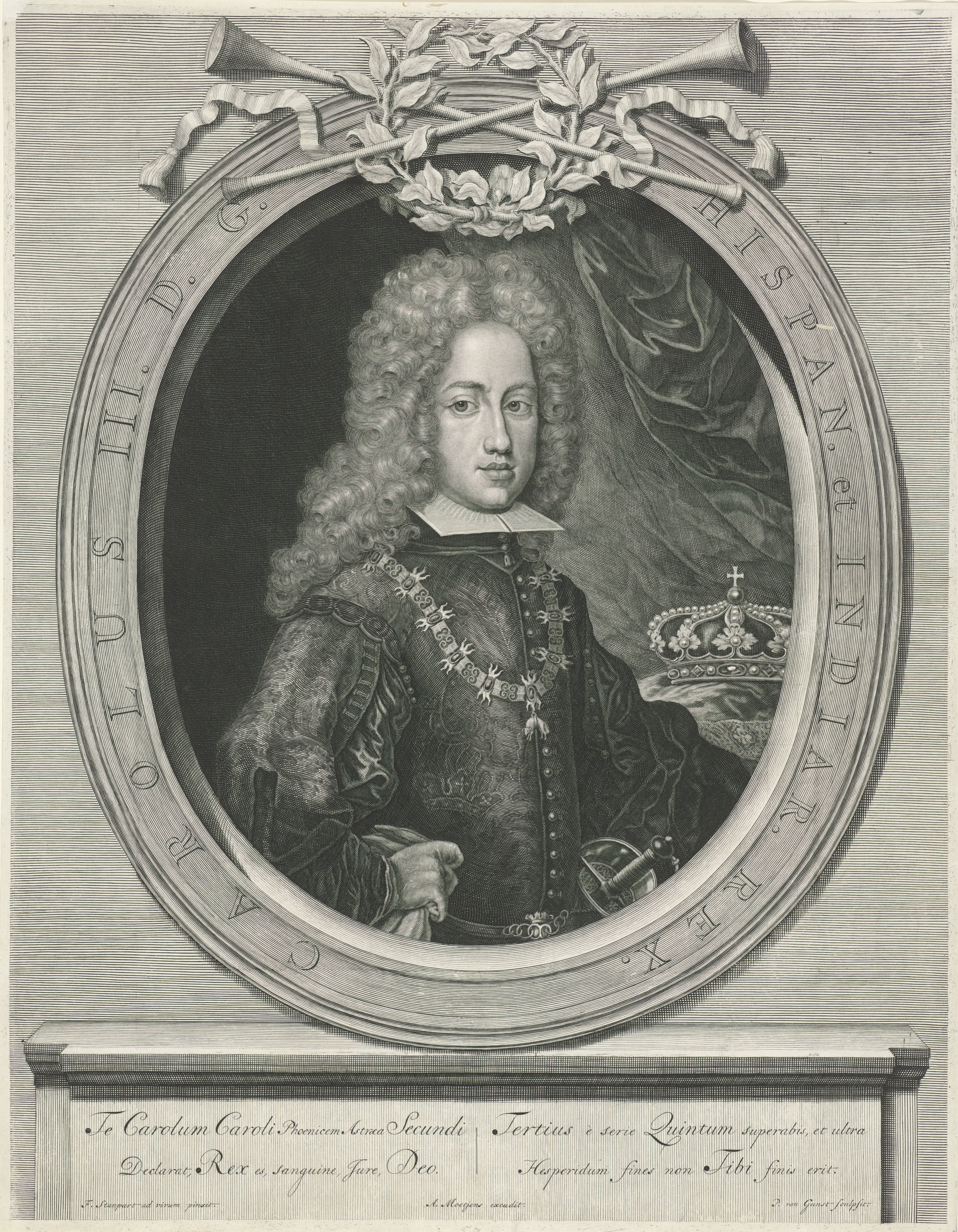 Portret van keizer Karel VI