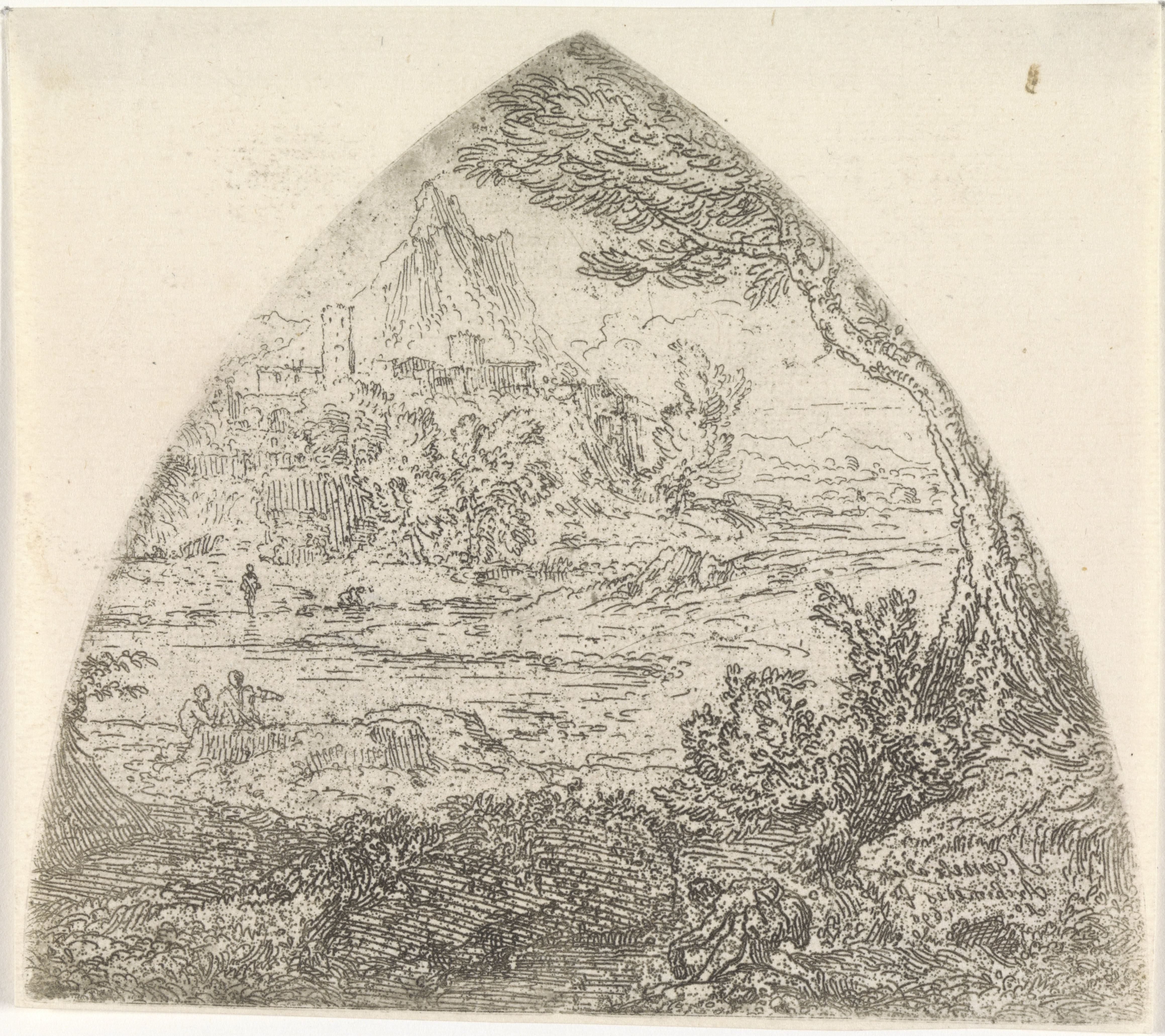 Landschap met rivier