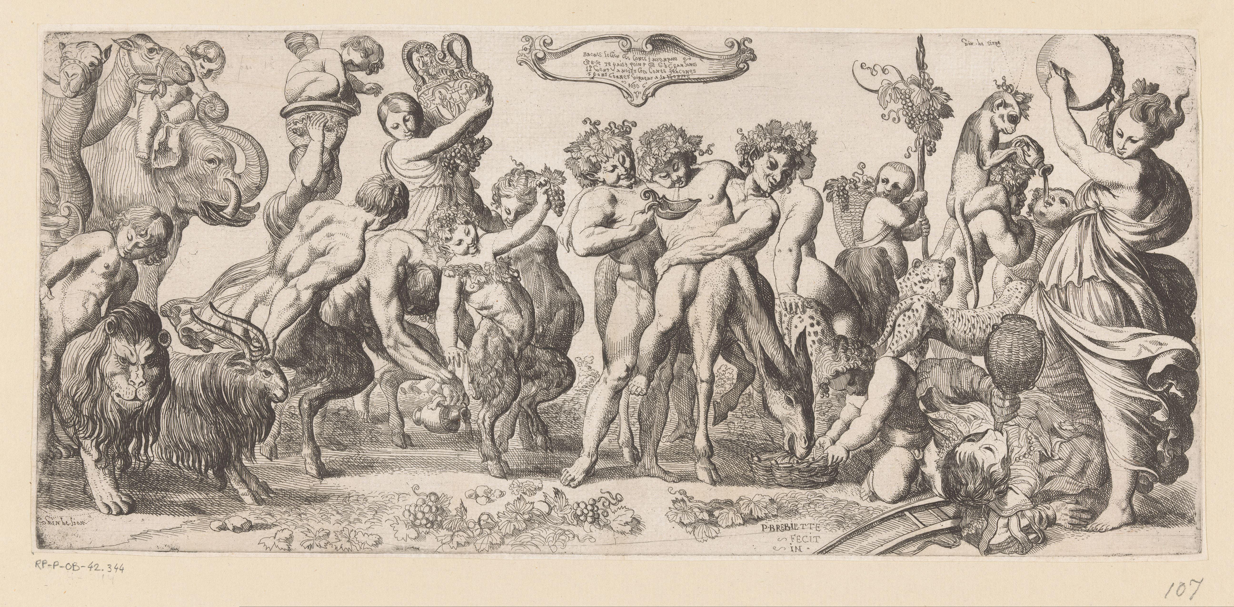 Bacchus en zijn gevolg