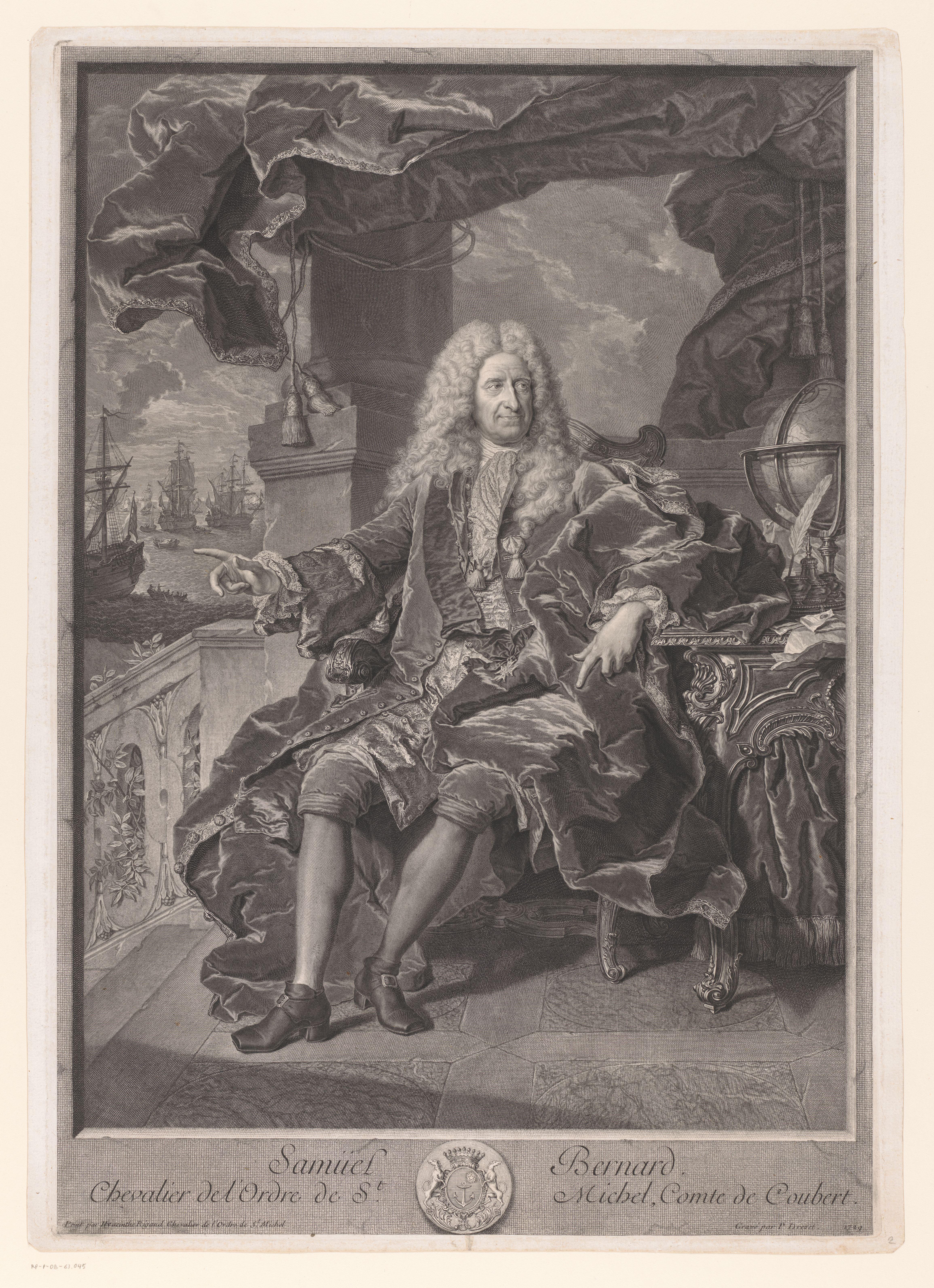 Portret van Samuel Bernard