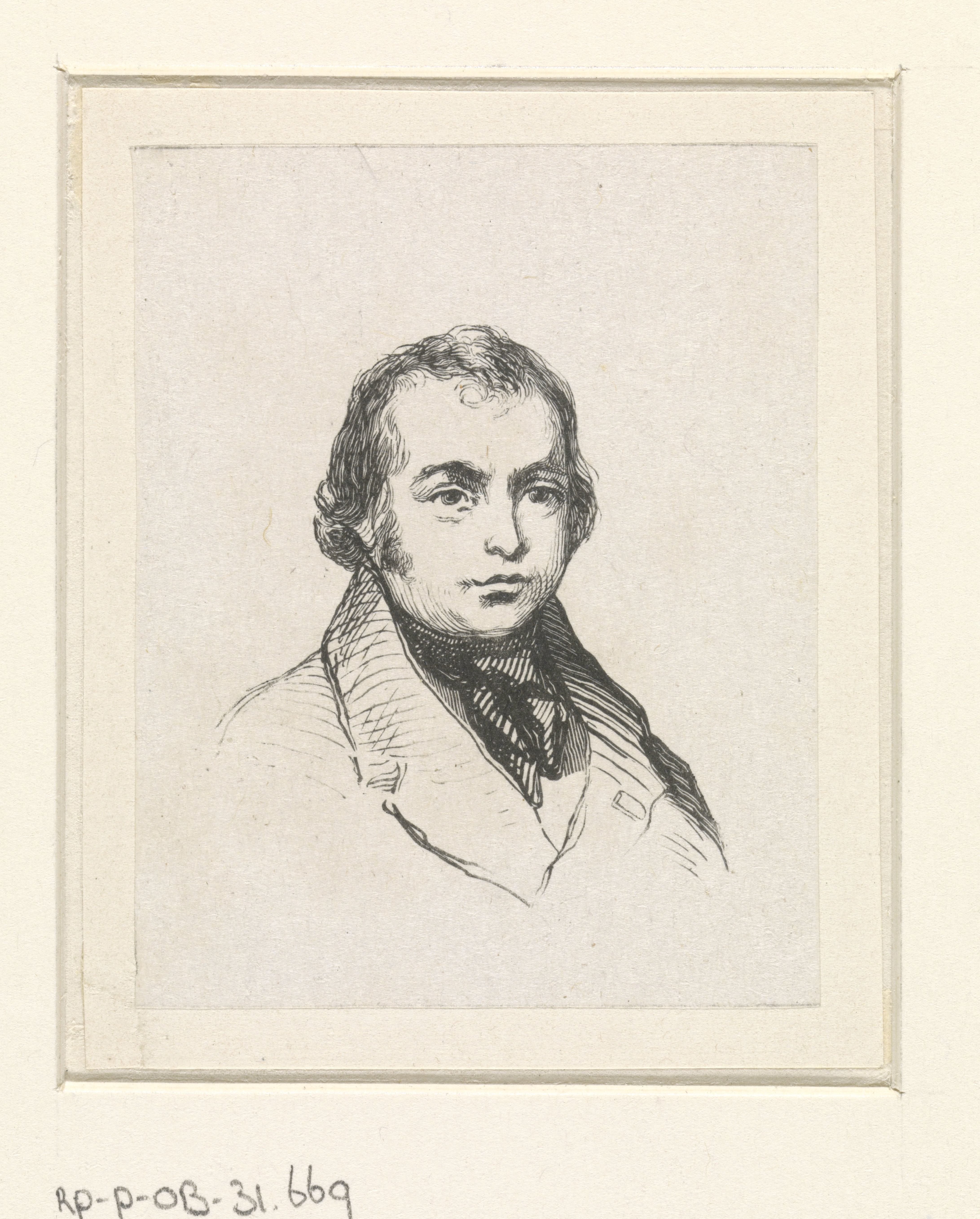 Portret van Ferdinand de Braekeleer de Oude