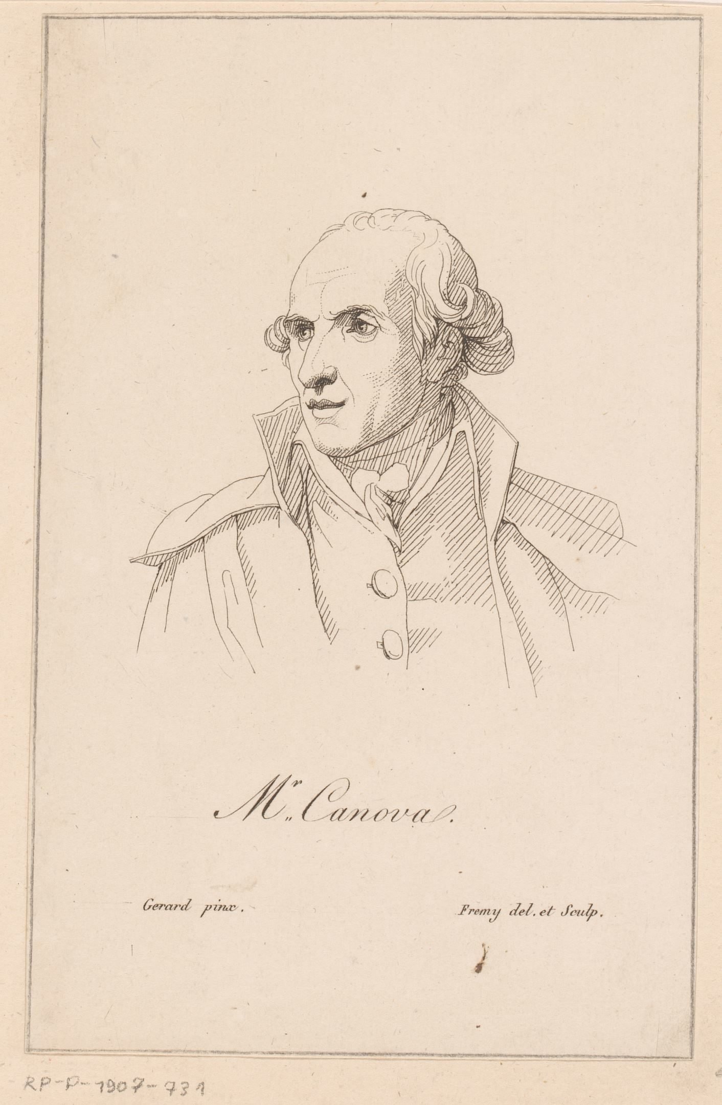 Portret van mijnheer Canova