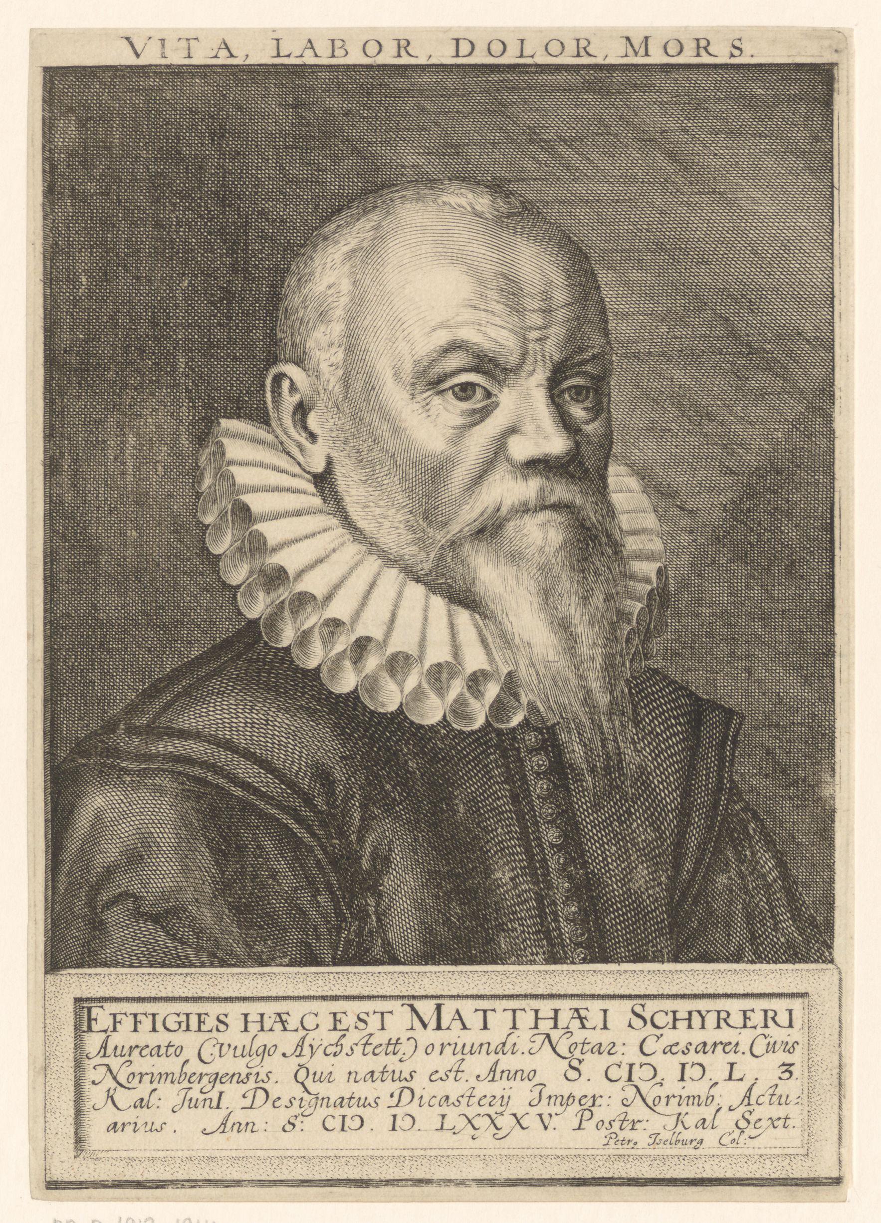 Portret van Matthäus Schyrer