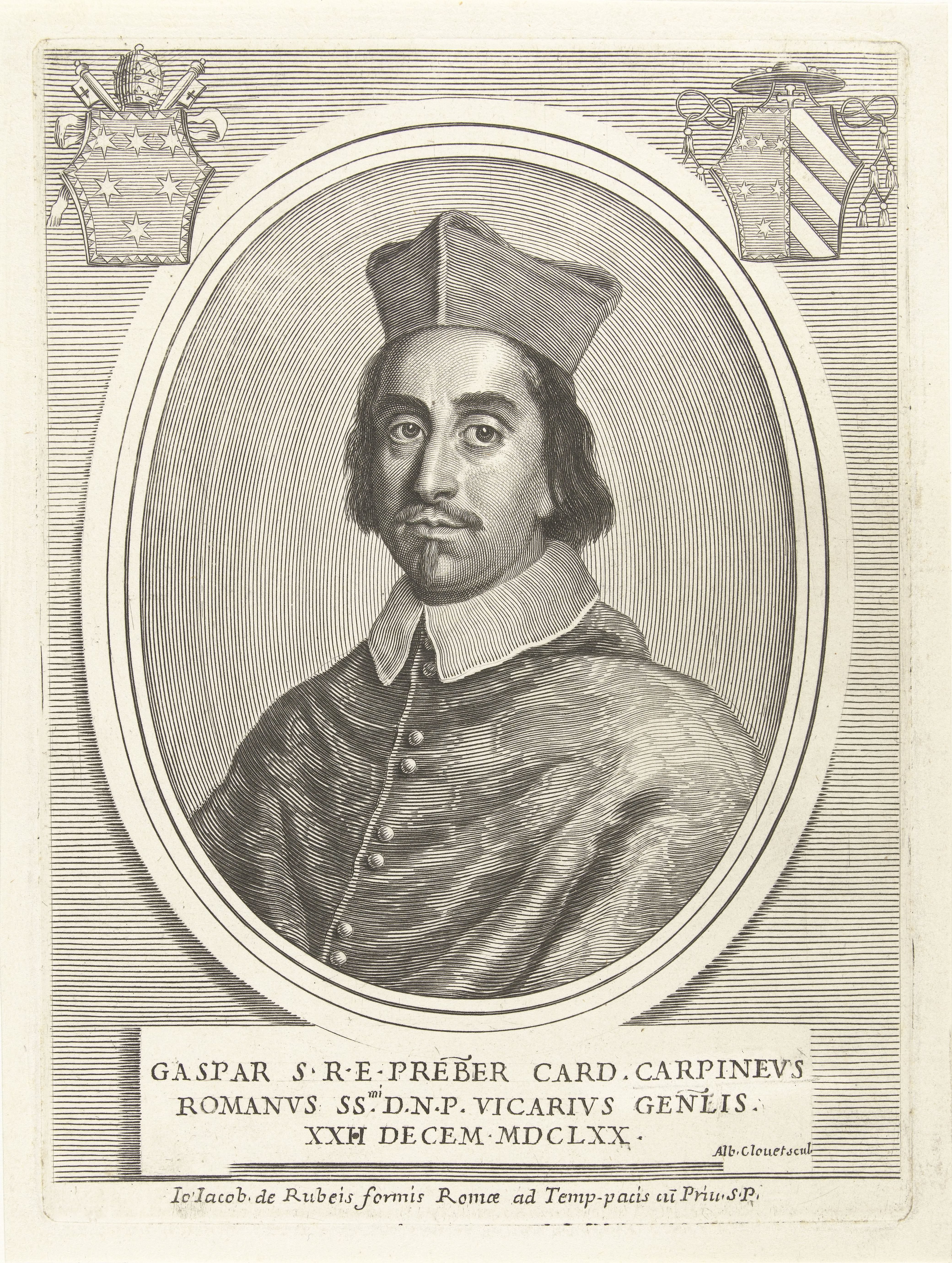 Portret van kardinaal Gasparo Carpegna