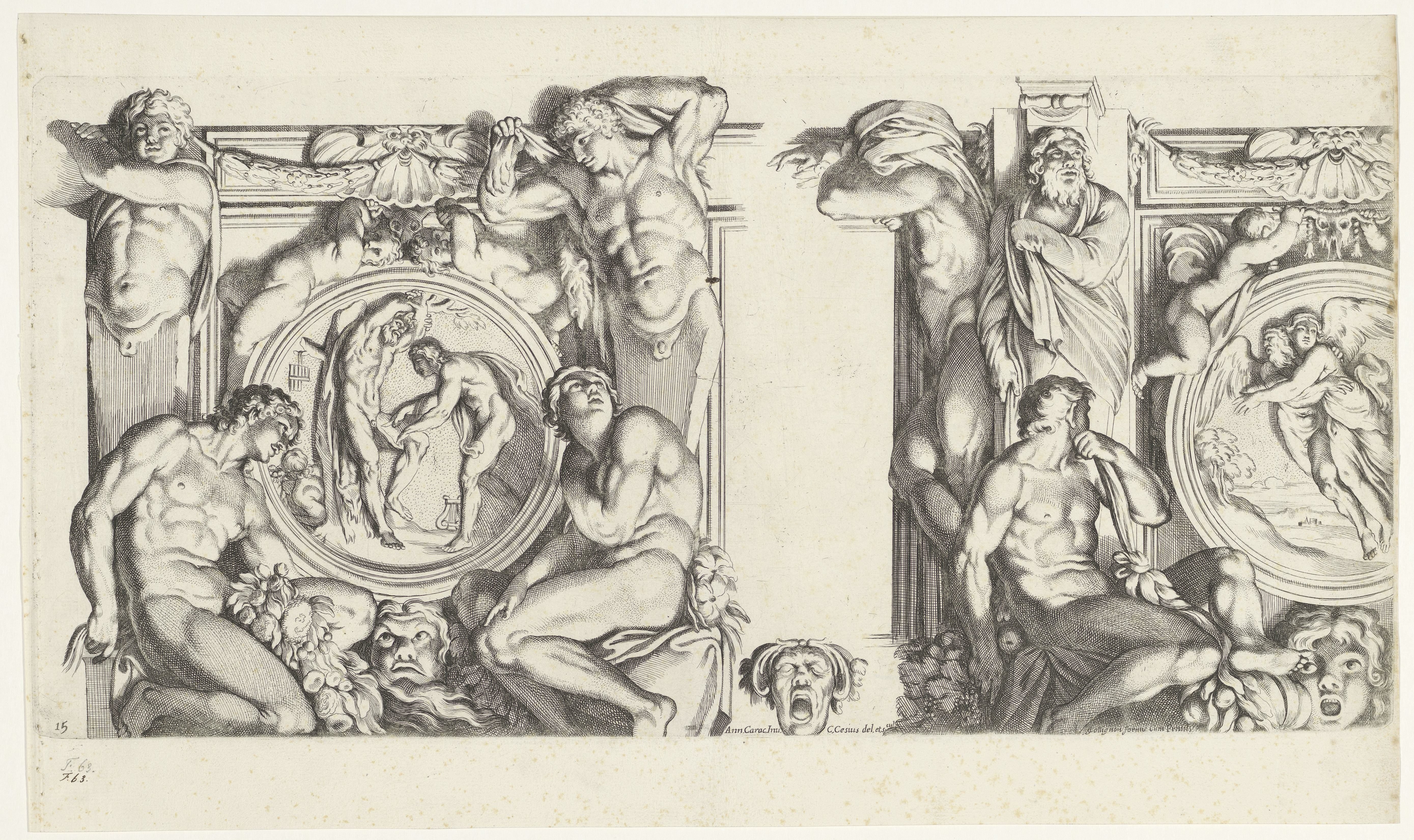 Apollo en Marsyas / Boreas en Oreithyia