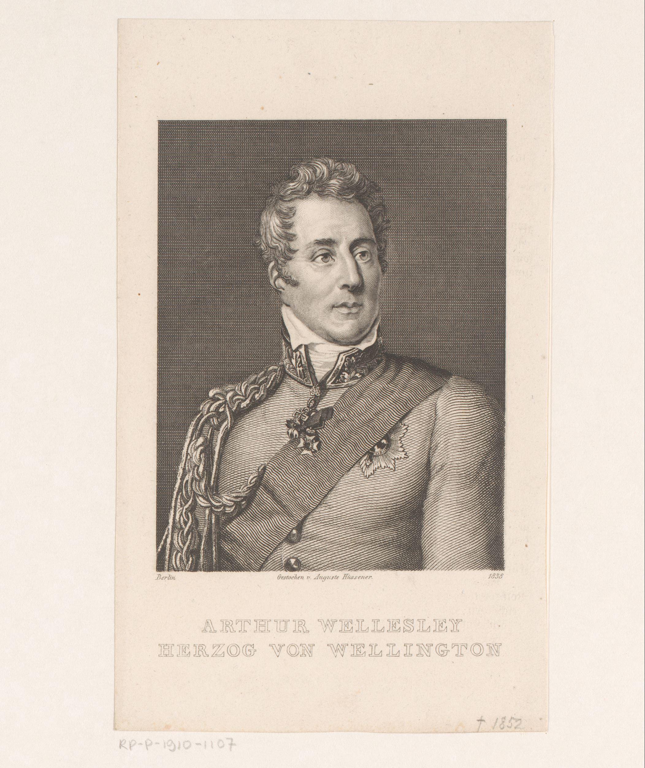 Portret van Arthur Wellesley van Wellington