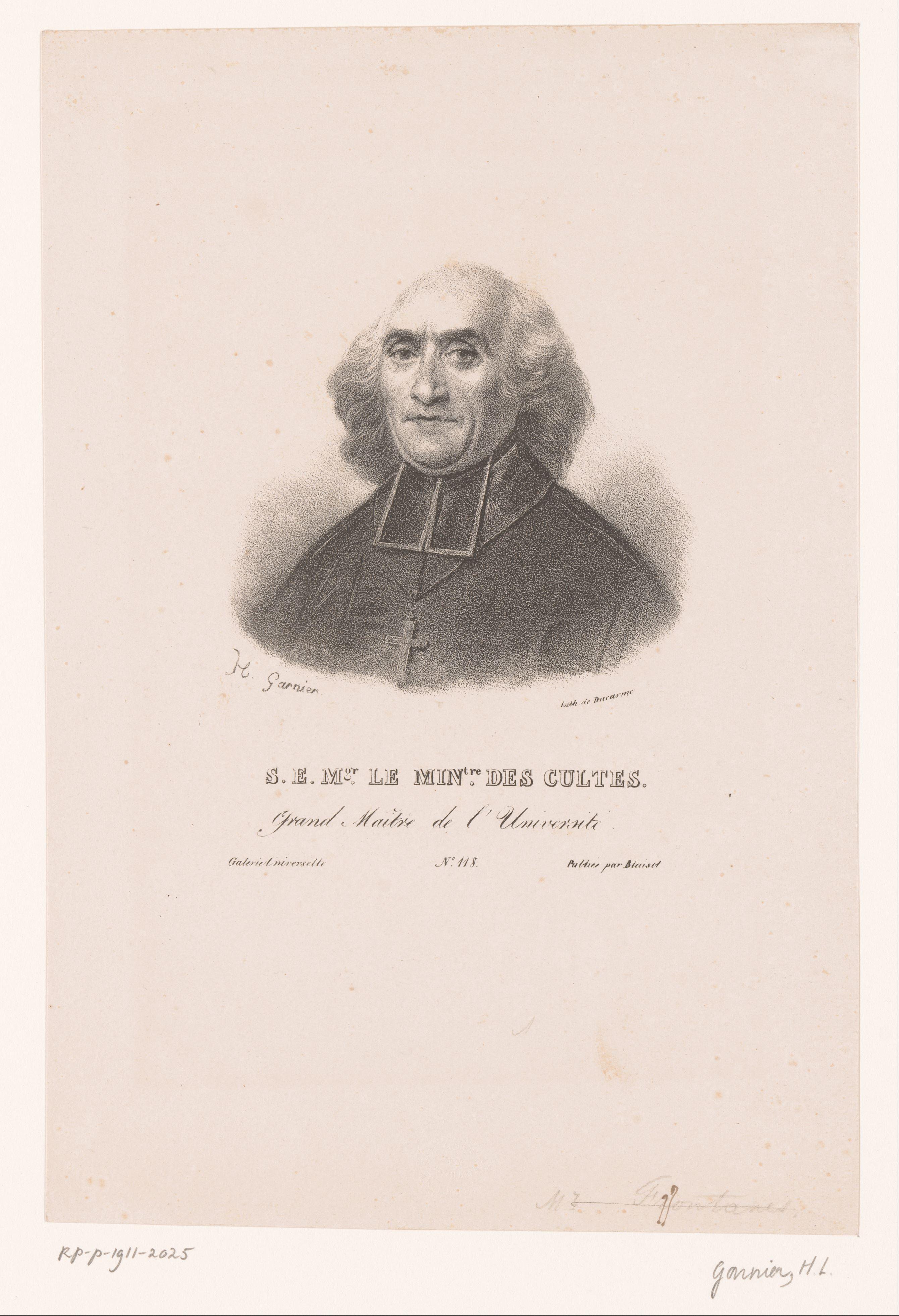 Portret van Denis Frayssinous